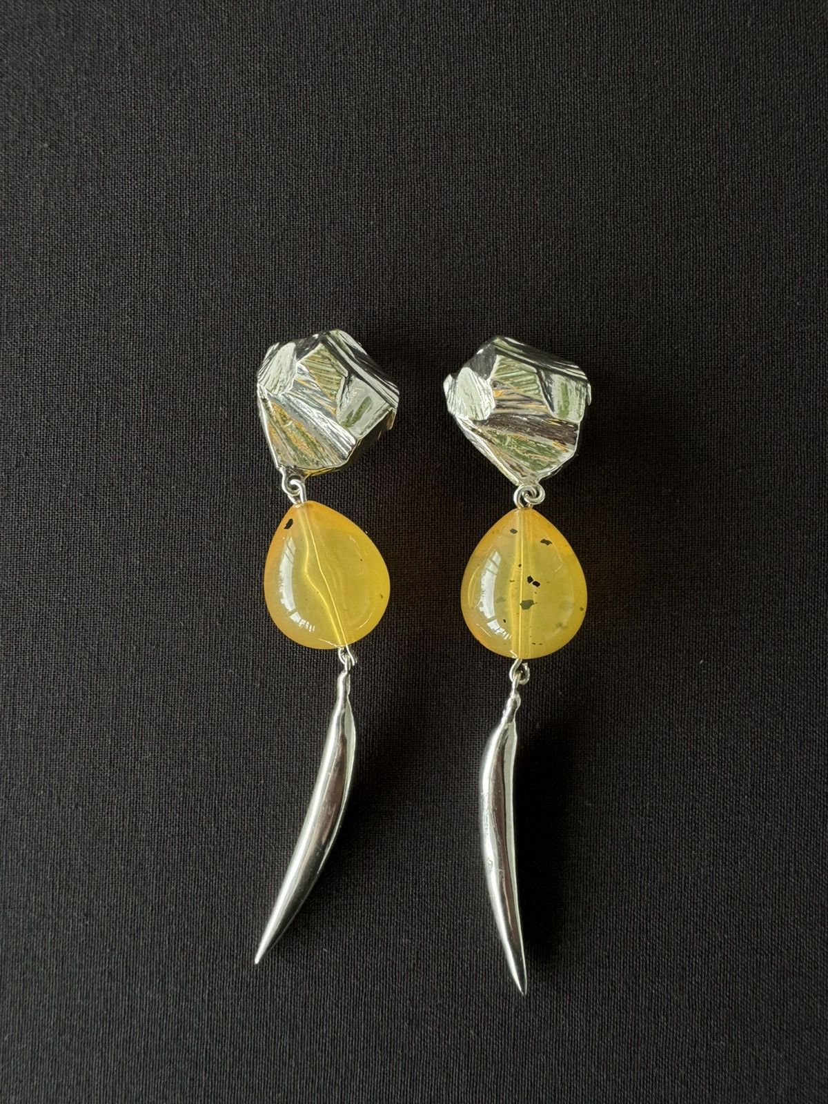 image of Silver Earrings Robert Lee Morris, Women's