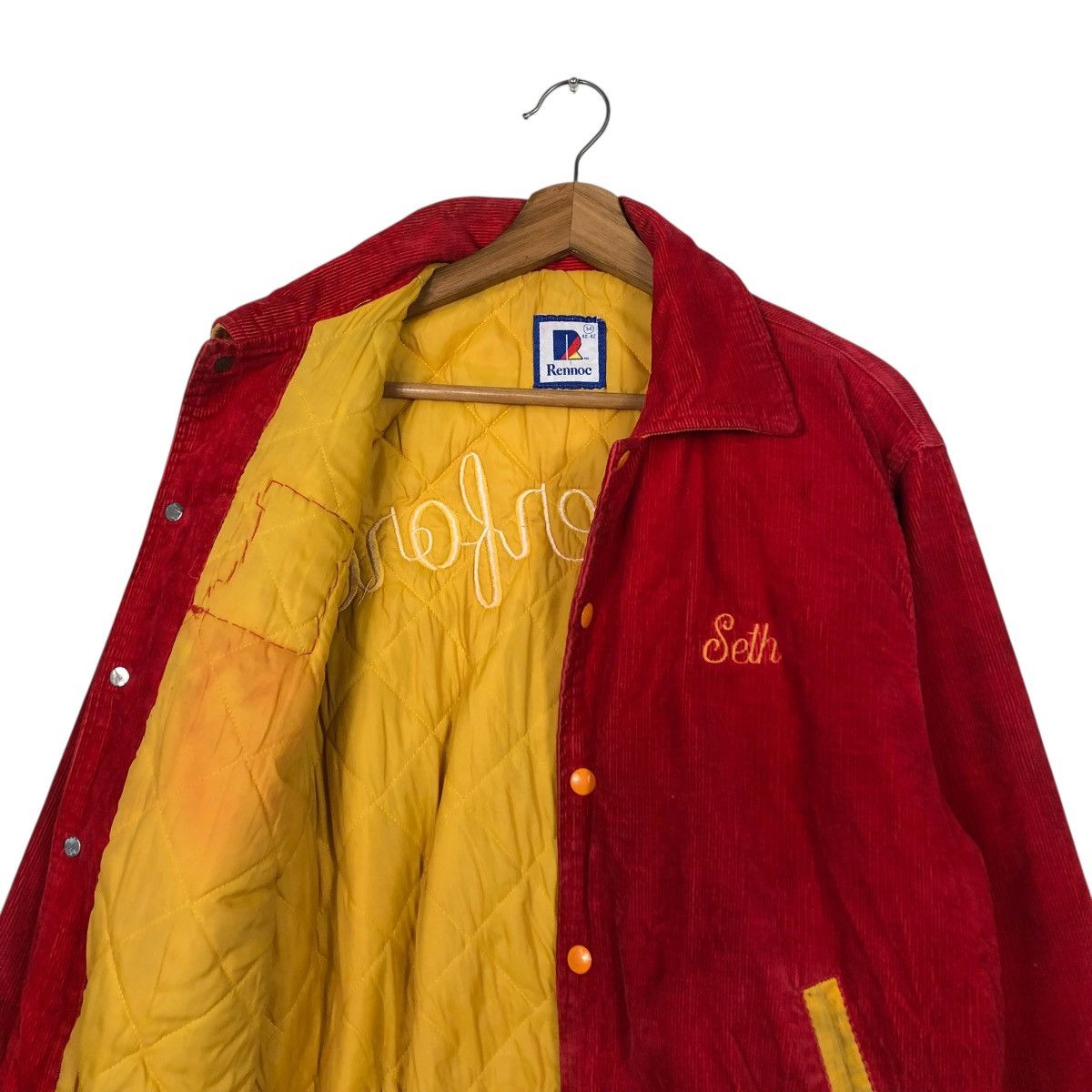 Vintage 🔥VINTAGE 70’s CORDUROY BOMBER JACKET RENNOC USA HAVEN LORD Size US M / EU 48-50 / 2 - 14 Thumbnail