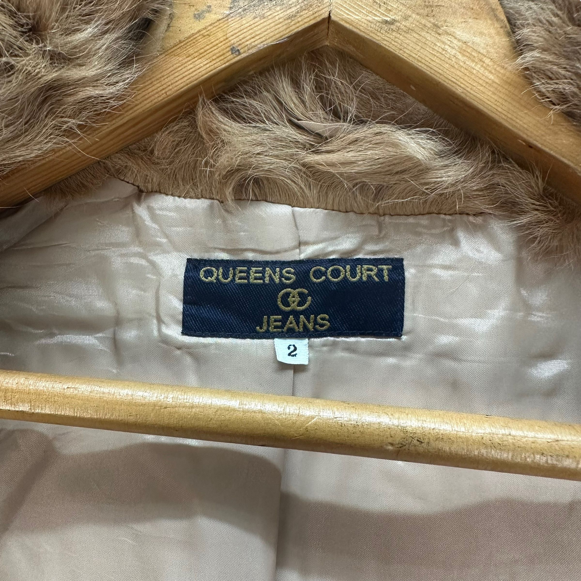 Japanese Brand QUEENS COURT FUR JACKET #8287-001 Size XS / US 0-2 / IT 36-38 - 8 Thumbnail