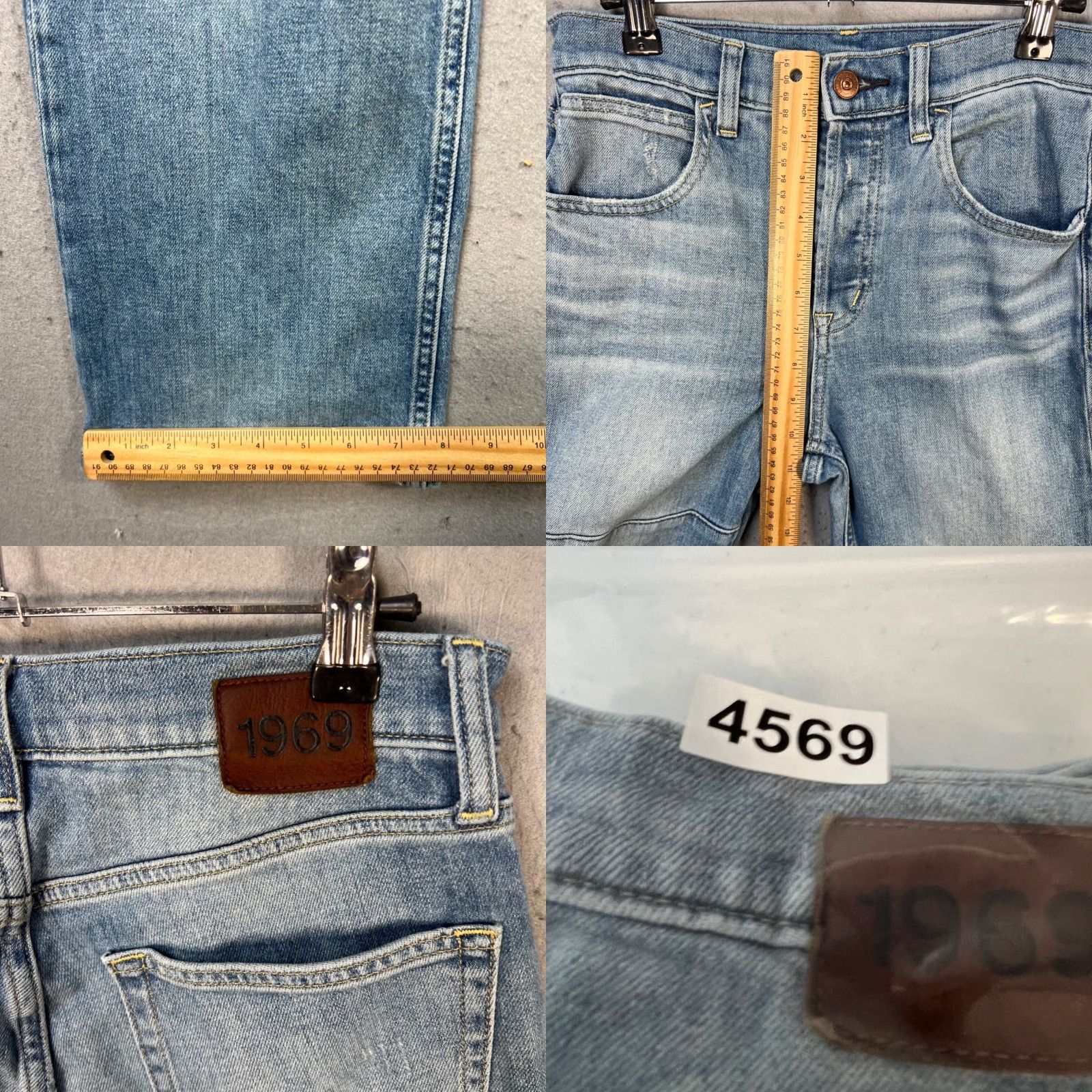 Gap Gap High Rise Flare Jeans Blue 27R Womens 4 / 27 Regular Denim 5-Pocket Spring, Fall, Winter, Summer Mens Womens Girls? Size 27" / US 4 / IT 40 - 8 Thumbnail