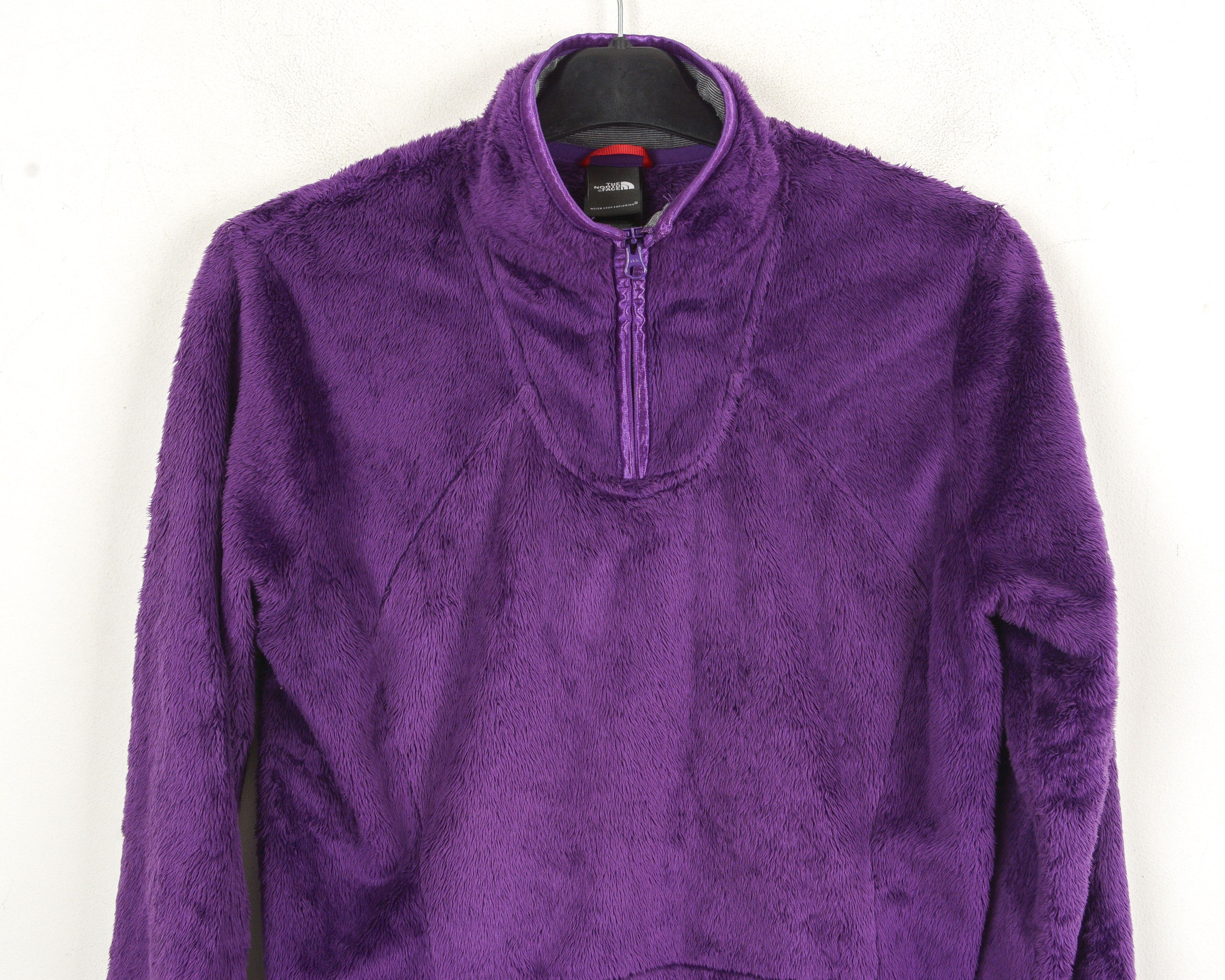 The North Face Women's S Fluffy Fleece Jumper Sweatshirt Sweater Jacket Size S / US 4 / IT 40 - 2 Thumbnail
