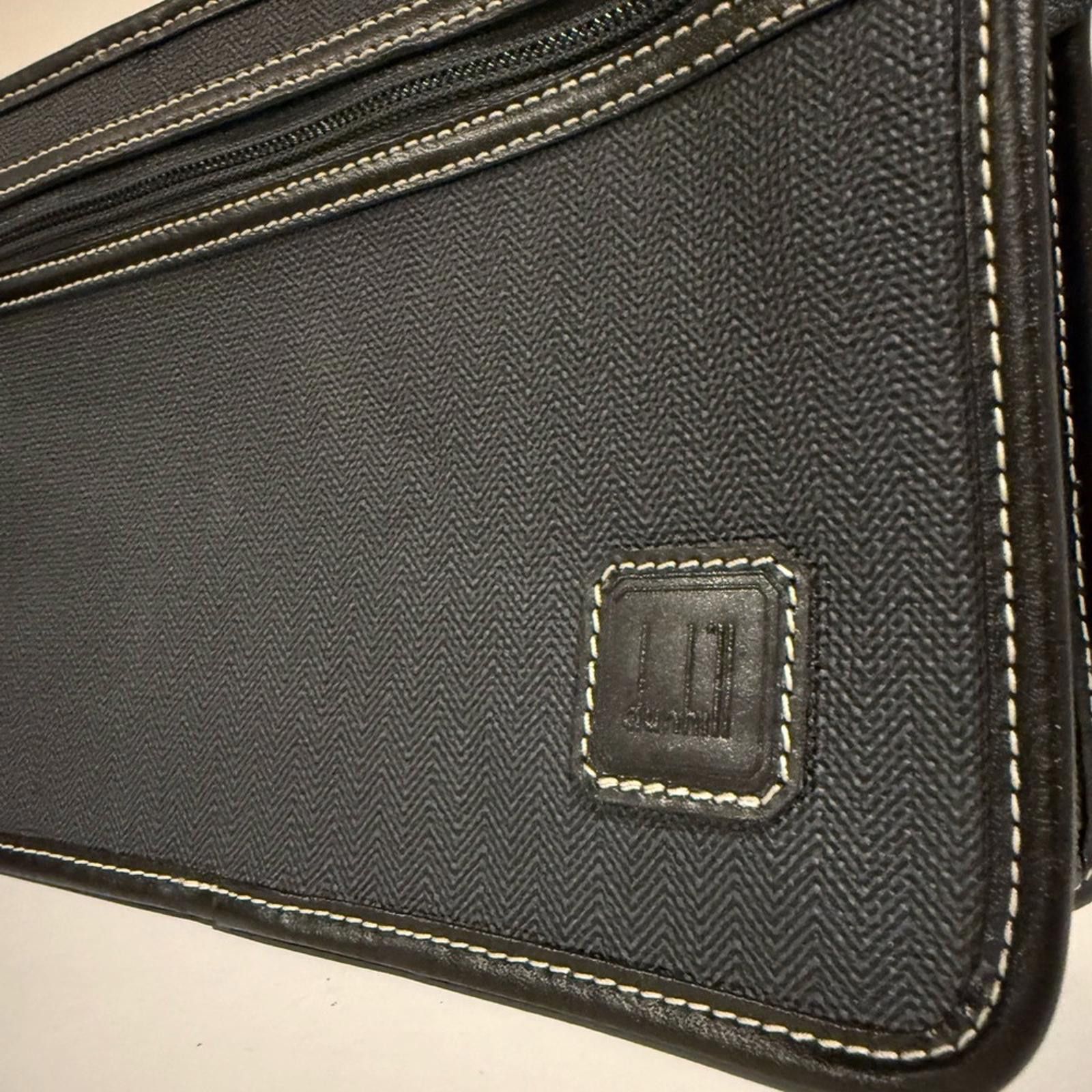 Alfred Dunhill Authentic Dunhill Navy Canvas Men's Bag/ Wristlet Size ONE SIZE - 2 Thumbnail