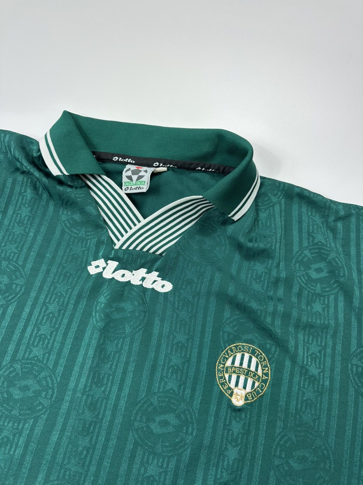 Lotto Sport Ferencvaros Lotto Soccer 90's Jersey Logo Vintage Size US L / EU 52-54 / 3 - 8 Thumbnail