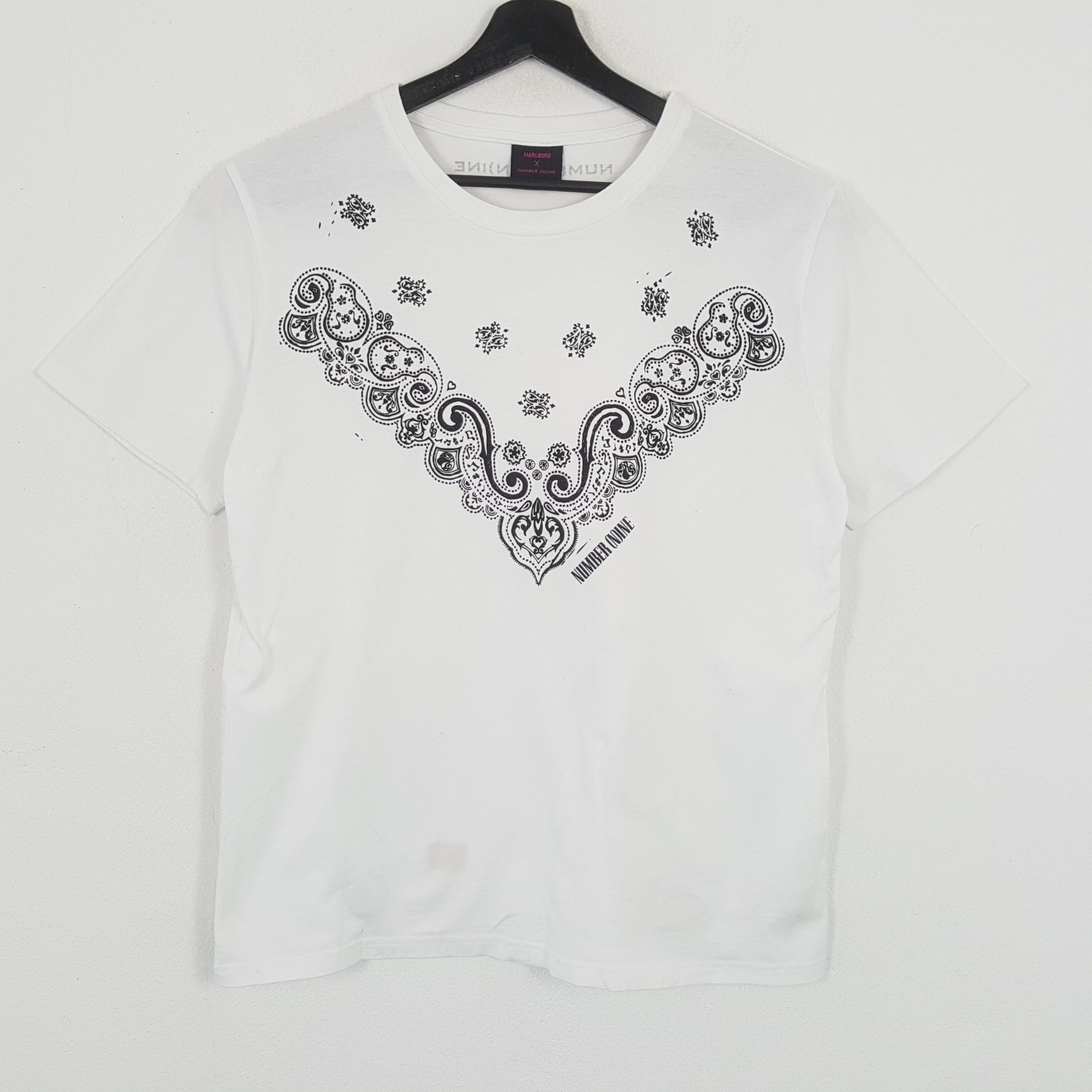 Marlboro × Number (N)ine × Vintage MARLBORO x NUMBER (N)INE Japanese Brand Designer Tshirt Size US L / EU 52-54 / 3 - 1 Thumbnail