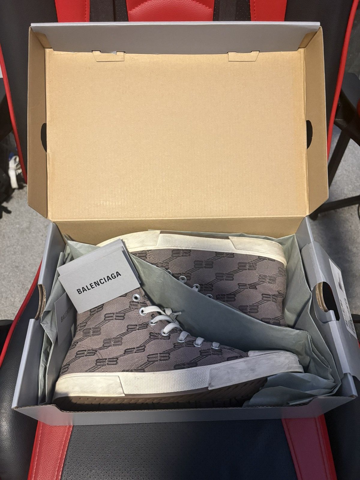 Balenciaga Balenciaga Paris High Top Monogram Size US 10 / EU 43 - 1 Thumbnail