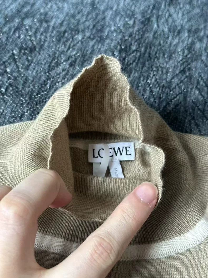 Loewe LOEWE High collar knitted shirt Size S / US 4 / IT 40 - 2 Thumbnail