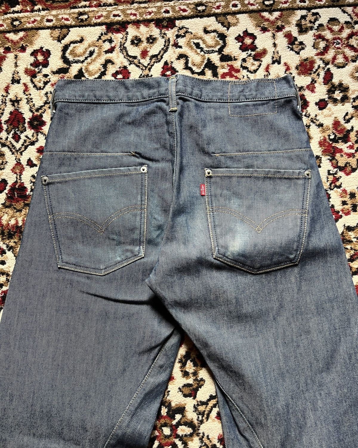 Levi's 2000’s Levi’s Engineered Raw Indigo Jeans Size US 30 / EU 46 - 10 Thumbnail