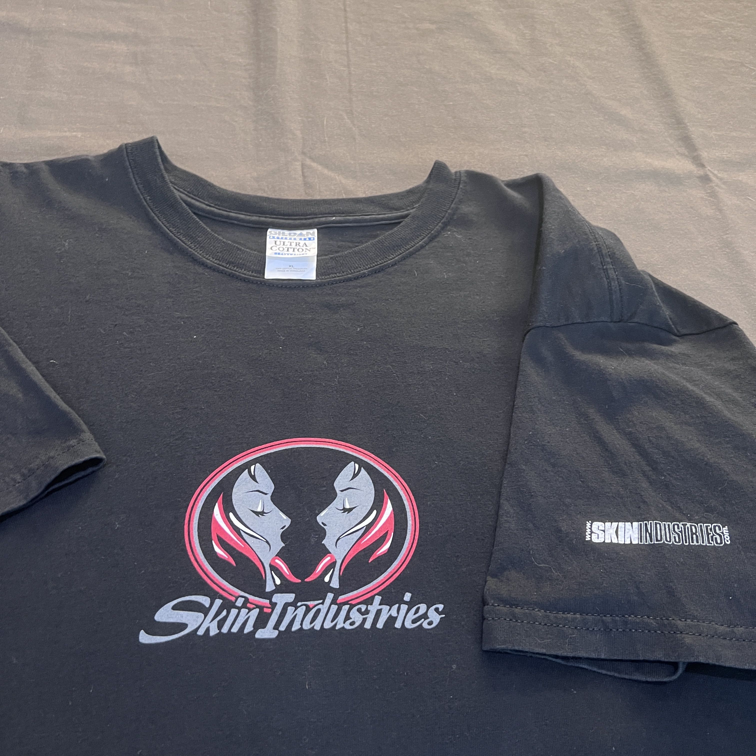 Vintage Vintage Y2K Skin Industries Skateboard Tee XL Pornstar girl Size US XL / EU 56 / 4 - 1 Thumbnail