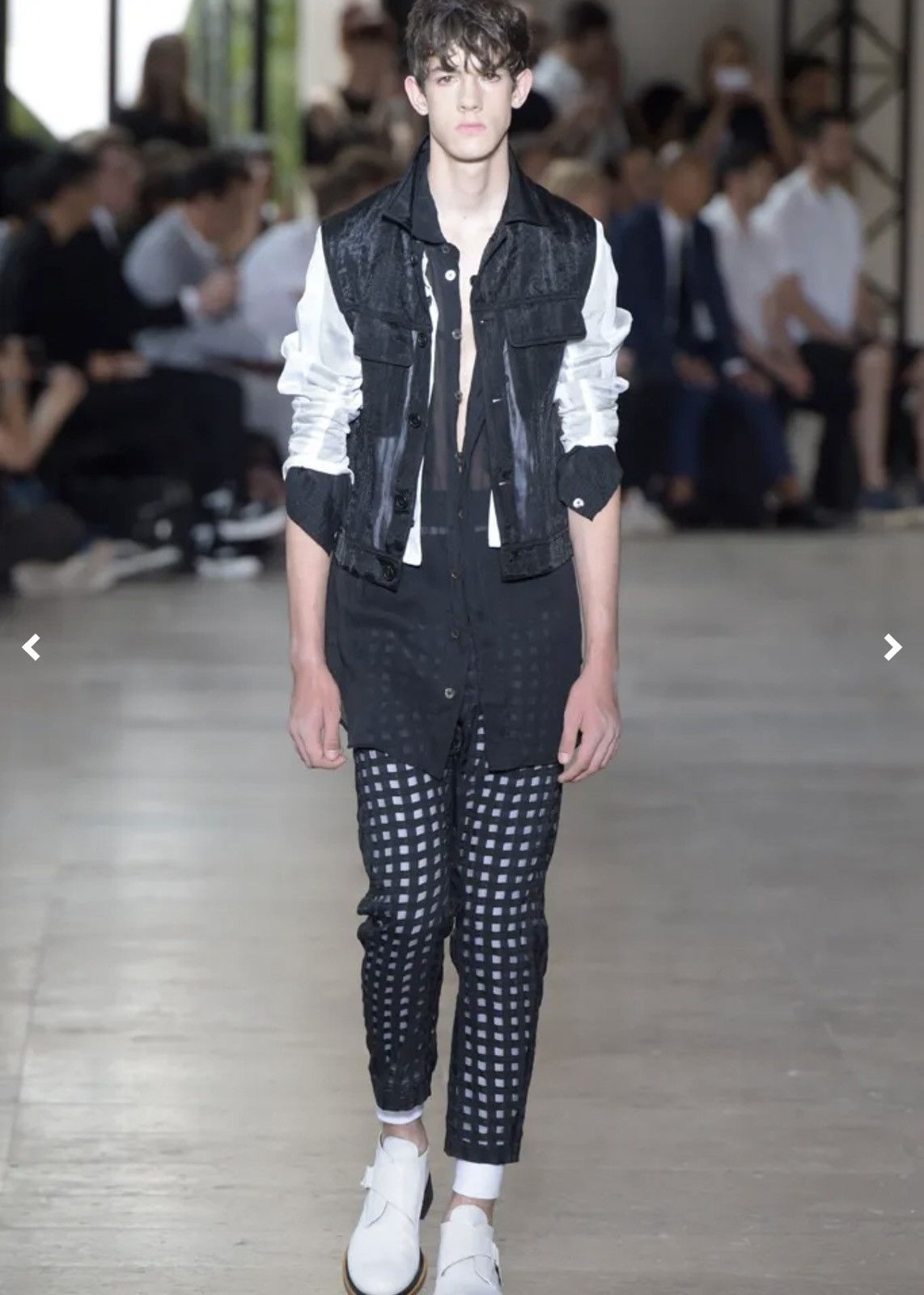 HAIDER ACKERMANN 16SS PATCHWORK TROUSERS