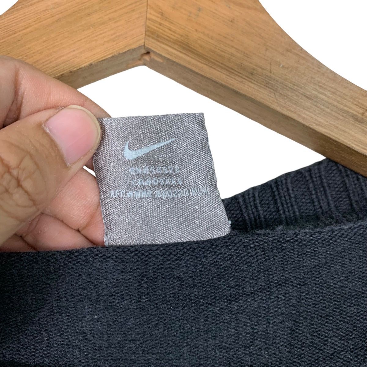 Nike NIKE Embroidery Small Logo Zipper Sweater #1204-C55 Size L / US 10 / IT 46 - 18 Thumbnail
