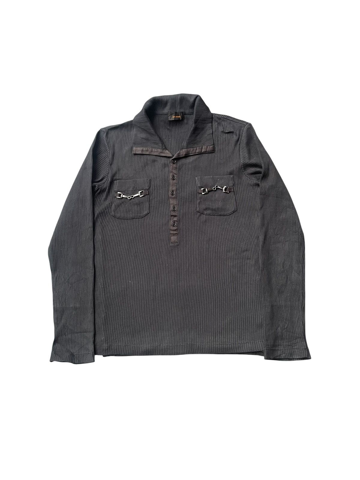 Tete Homme Tete Homme Long Sleave Polo Tshirt Size US S / EU 44-46 / 1 - 2 Thumbnail