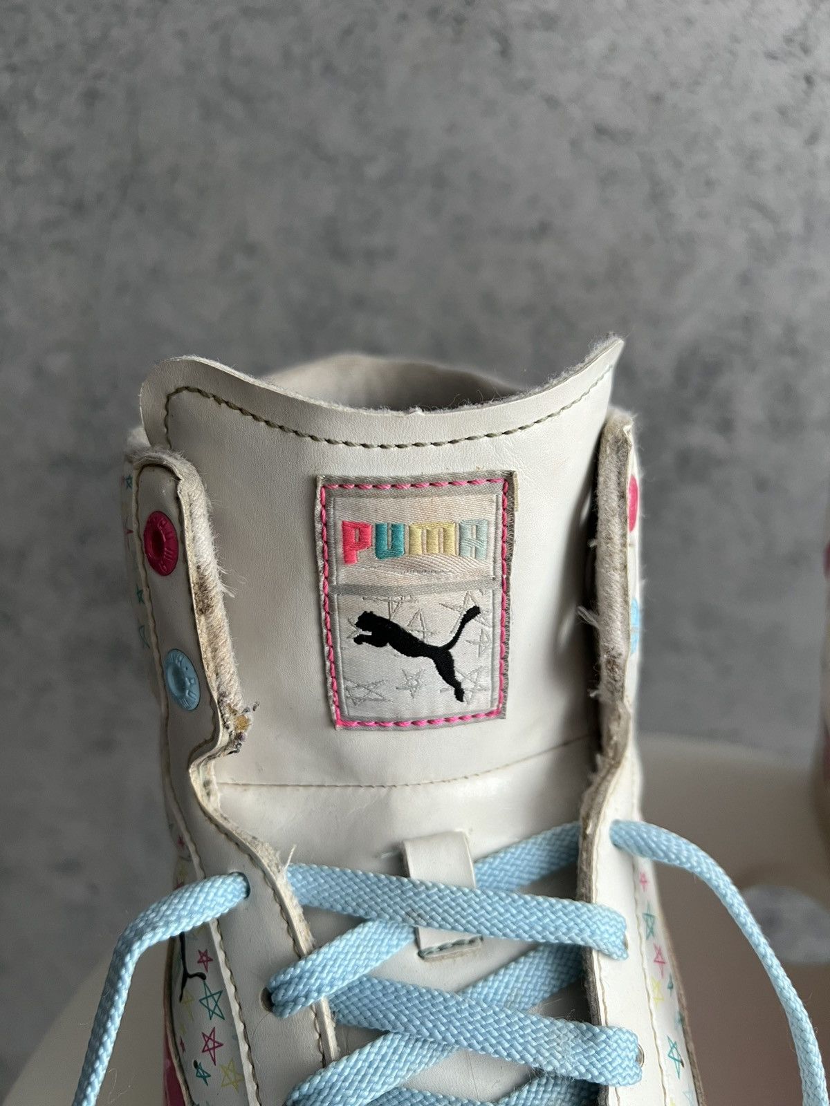 Puma Vintage Puma High Top Sneakers Y2K Style 2000s Hype Size US 10 / IT 40 - 10 Thumbnail
