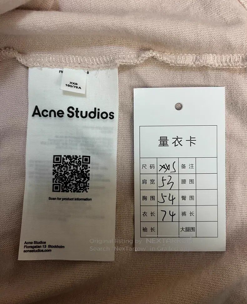 Acne Studios Acne Studios SS25 Fake Two-piece Lace Detail Loose Round N Size XXS / US 00 / IT 34 - 4 Thumbnail