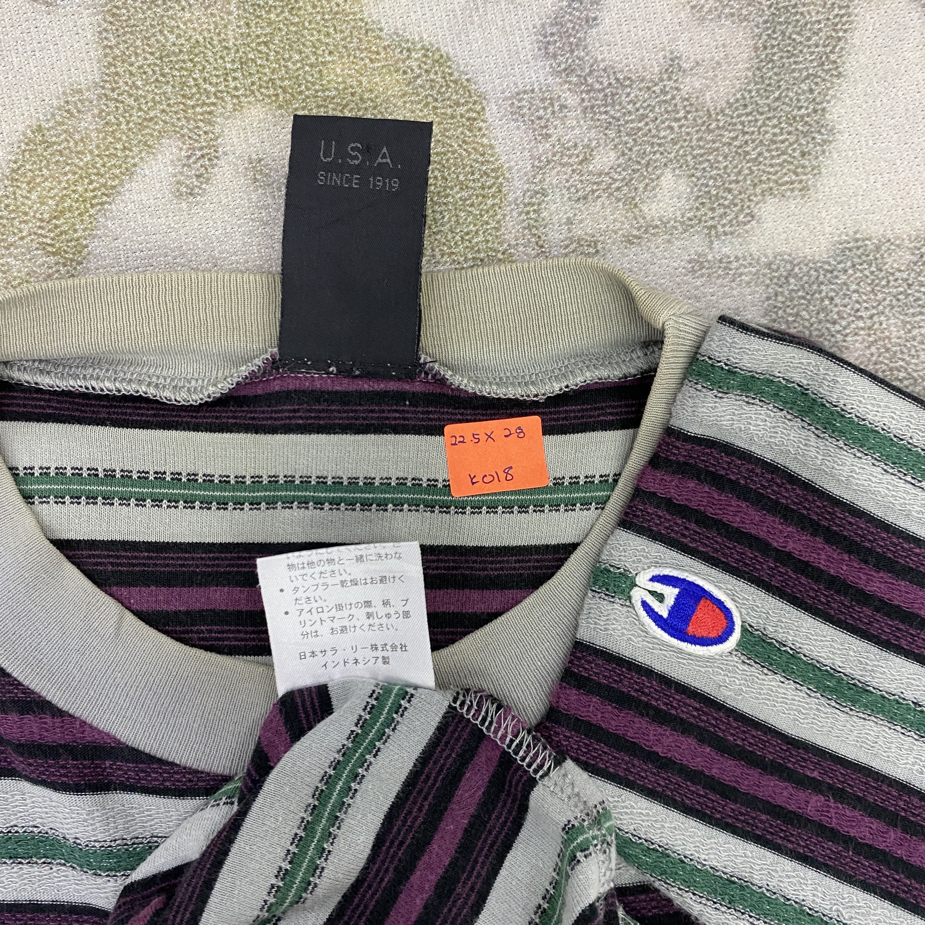 Champion Vintage Champion Stripe Large Shirt - K018 Size US L / EU 52-54 / 3 - 5 Thumbnail