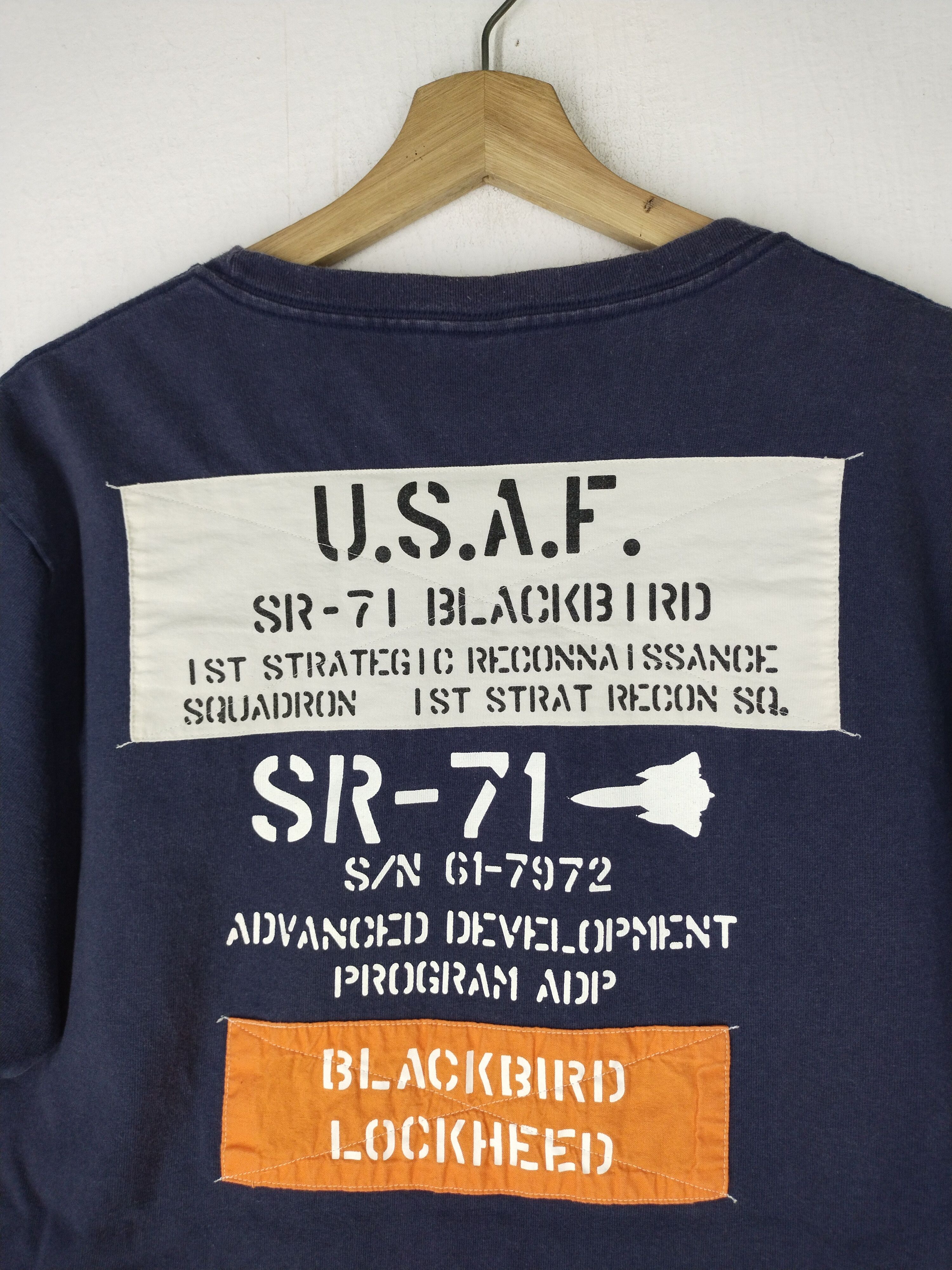 Avirex Vintage Avirex Blackbird Lockheed Tee Size US L / EU 52-54 / 3 - 6 Thumbnail
