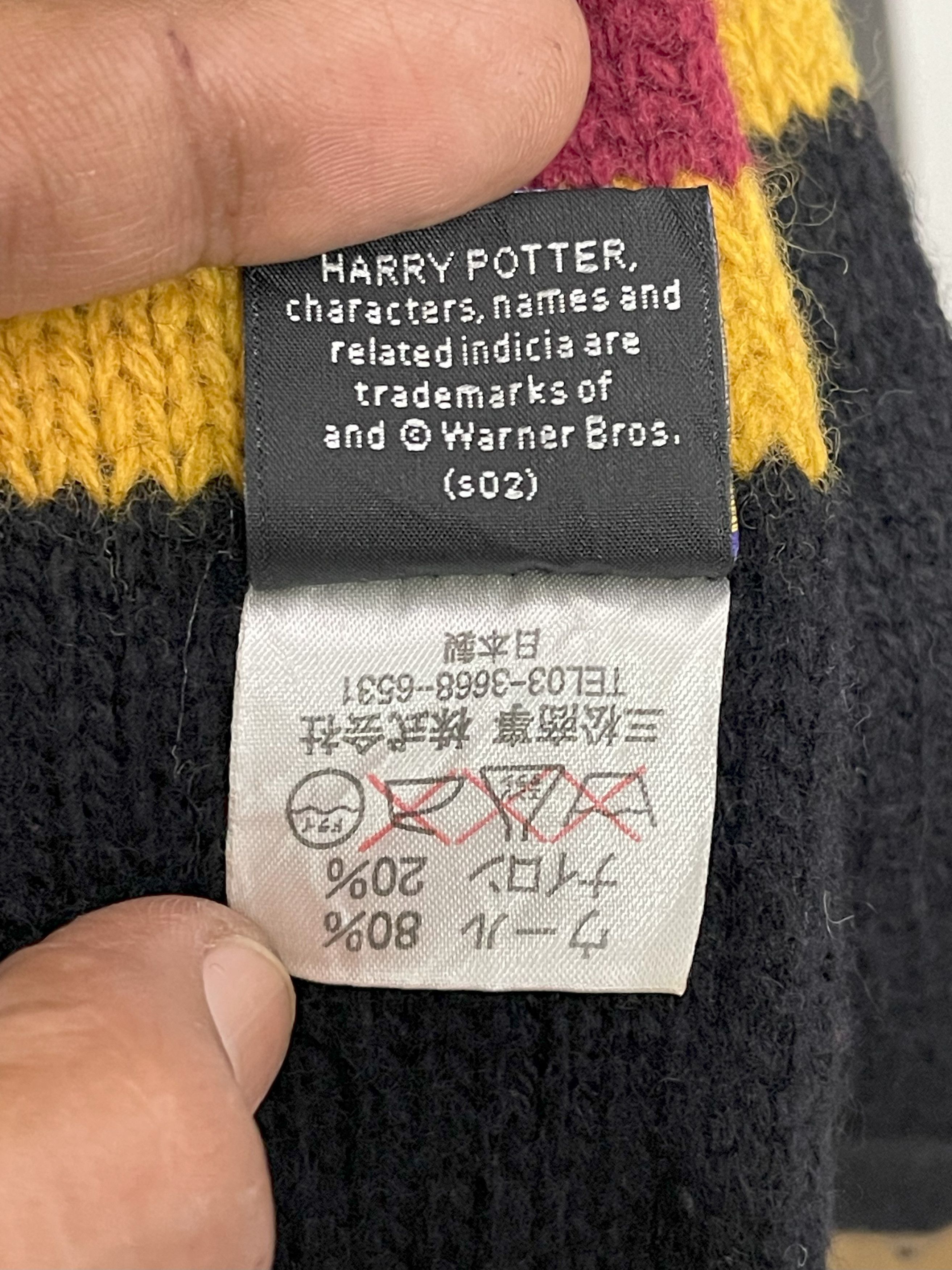 Vintage Vintage Gryffindor Harry Potter Scarf / Muffler - 6068 Size ONE SIZE - 7 Thumbnail