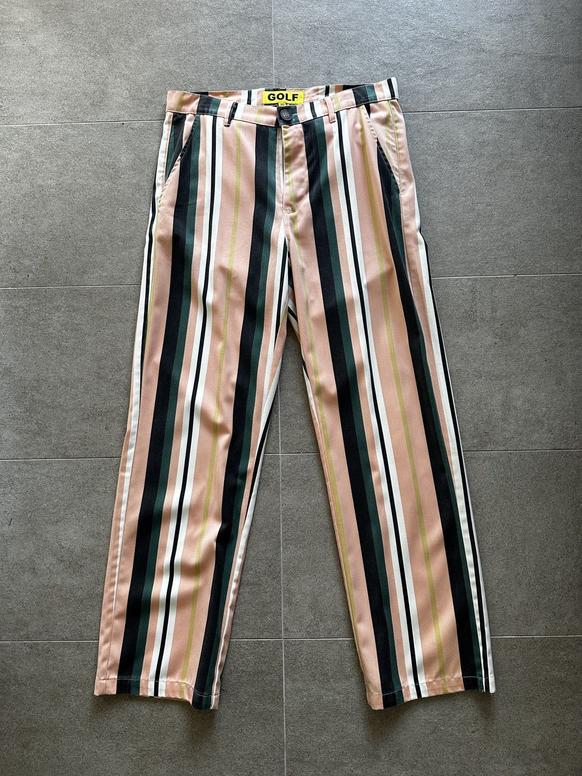 Golf wang striped pants deals