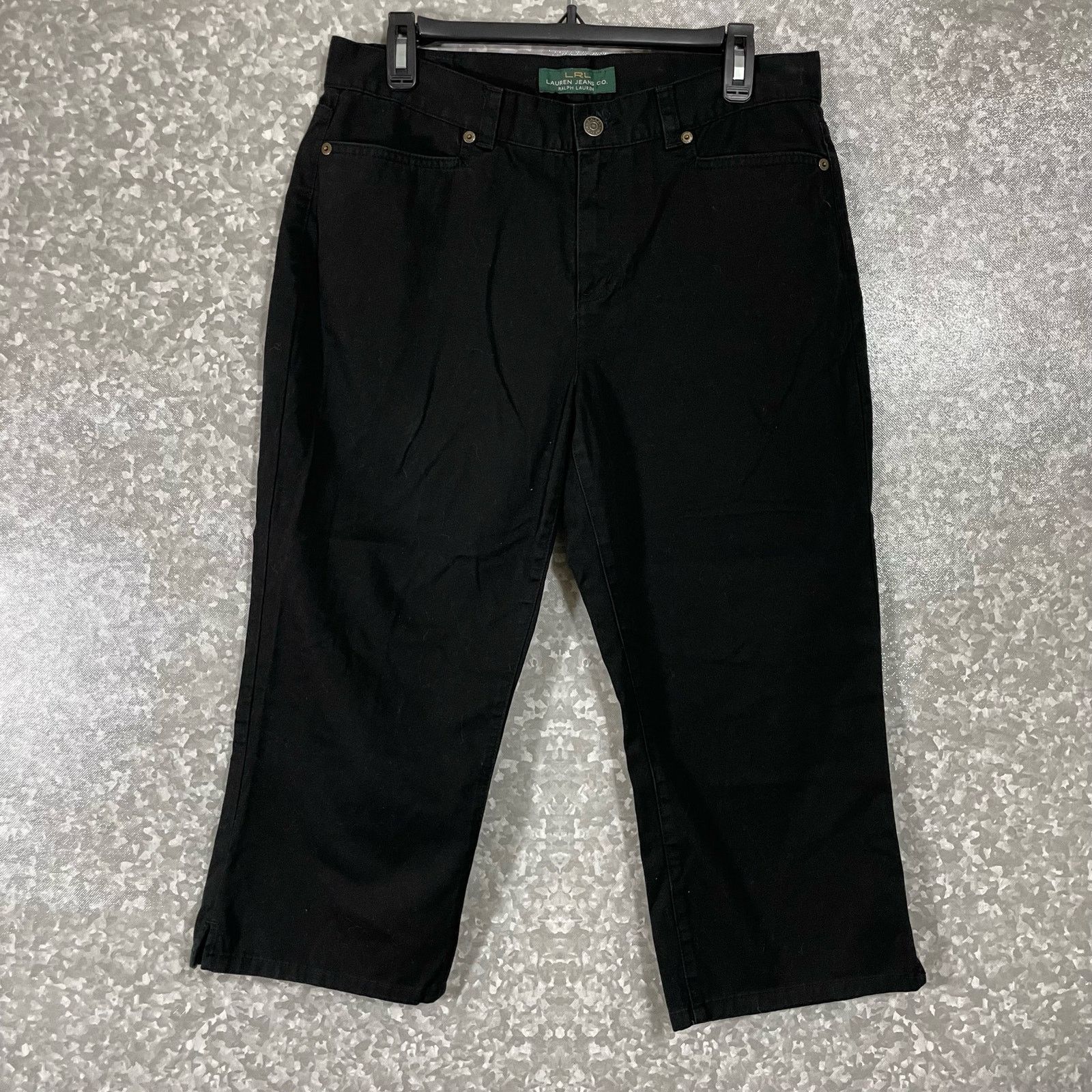 Lauren Ralph Lauren Lauren Ralph Lauren Black Lightweight Carpi Jeans - Size 10 Size 32" / US 10 / IT 46 - 1 Thumbnail