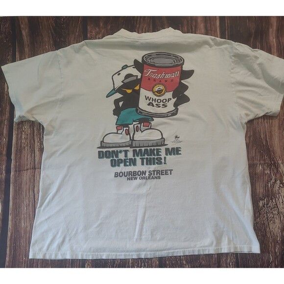 Other Vintage 90s Whoop A$$ Inc Humor Funny Tee Bourbon Street Size US XXL / EU 58 / 5 - 2 Thumbnail