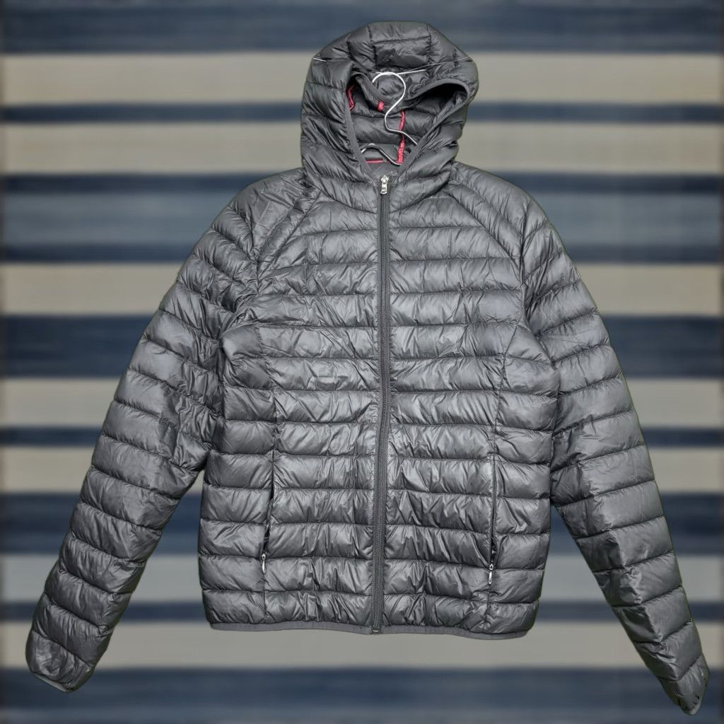 Vintage Jott Puffer Jacket Womens Large Quilted Zip Up Polyester Fall Outdoor Hiking Black Long Sleeve Short Jacket - Mens? Ladies Size L / US 10 / IT 46 - 1 Thumbnail