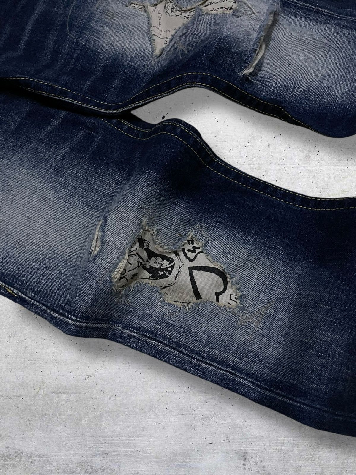 Japanese Brand VINTAGE RODEO CROWN OG JAPAN DESIGNER PUNK REVOLUTION DENIM Size US 29 - 7 Thumbnail