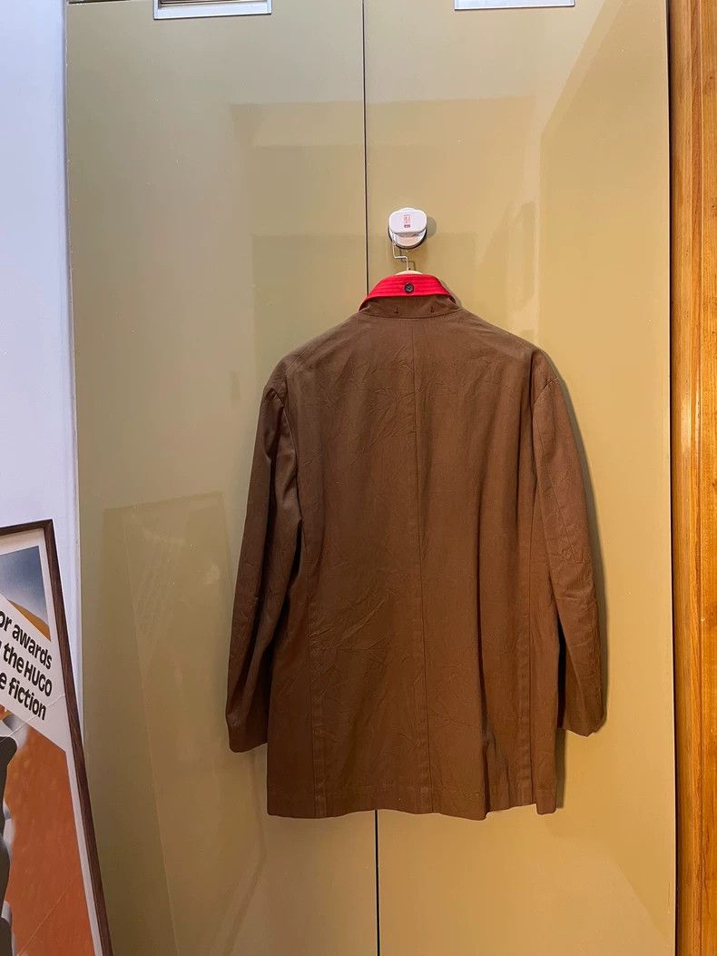 Yohji Yamamoto Yohji Yamamoto size 2 00 SS Bad Season Red Seat Belt blazer Size 36S - 2 Thumbnail