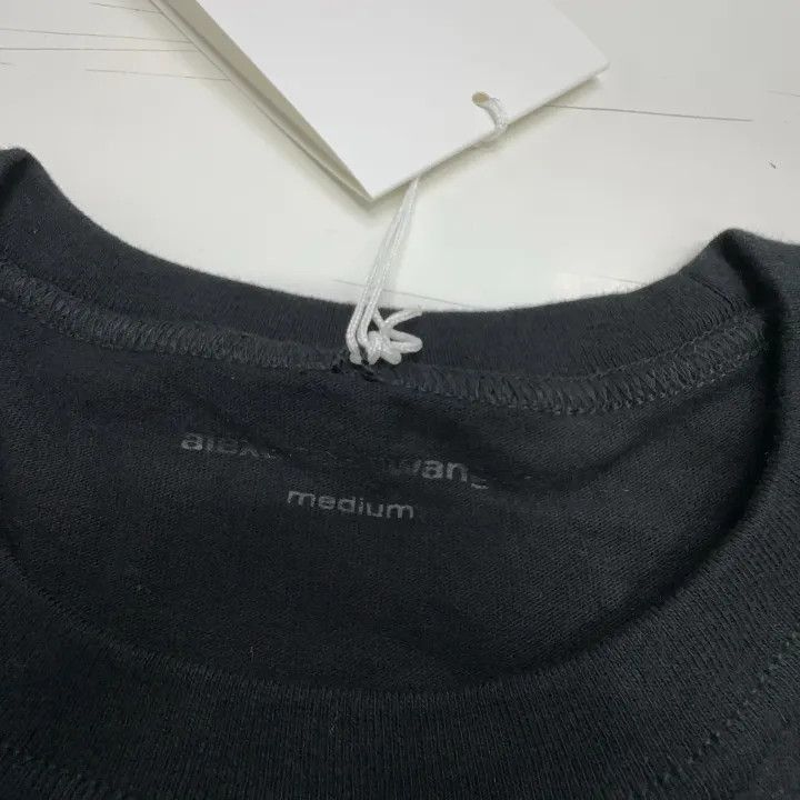Alexander Wang Alexander Wang Black Logo Embroidered Short Sleeve Top - Size M / US 6-8 / IT 42-44 - 2 Thumbnail