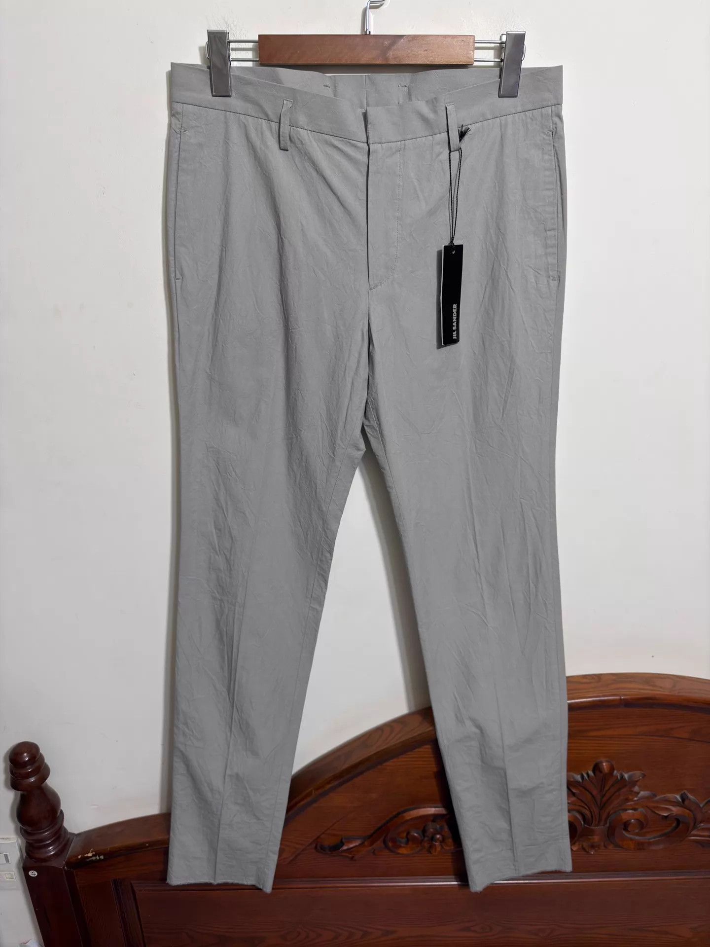 Jil Sander Jil Sander Slim Pleated Khaki Chino 48 Size US 32 / EU 48 - 1 Thumbnail