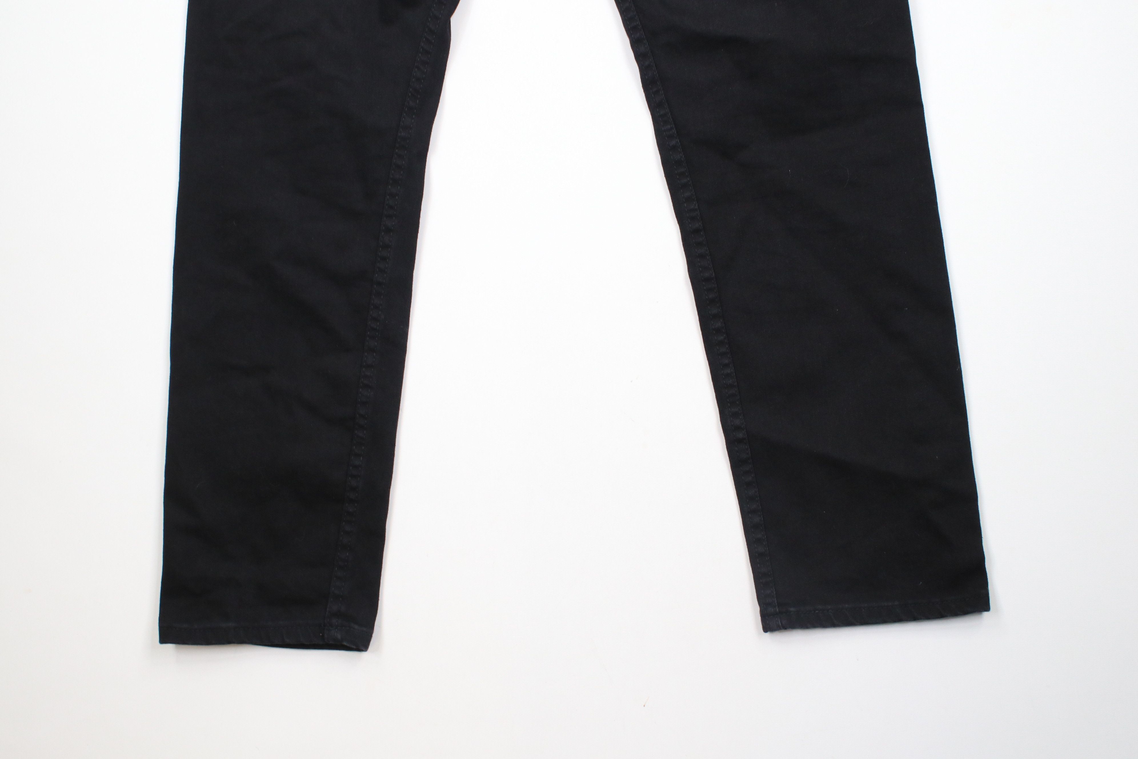 Levi's × Vintage Vintage Y2K Levis 502 Stretch Tapered Leg Denim Jeans Black Size US 32 / EU 48 - 13 Thumbnail