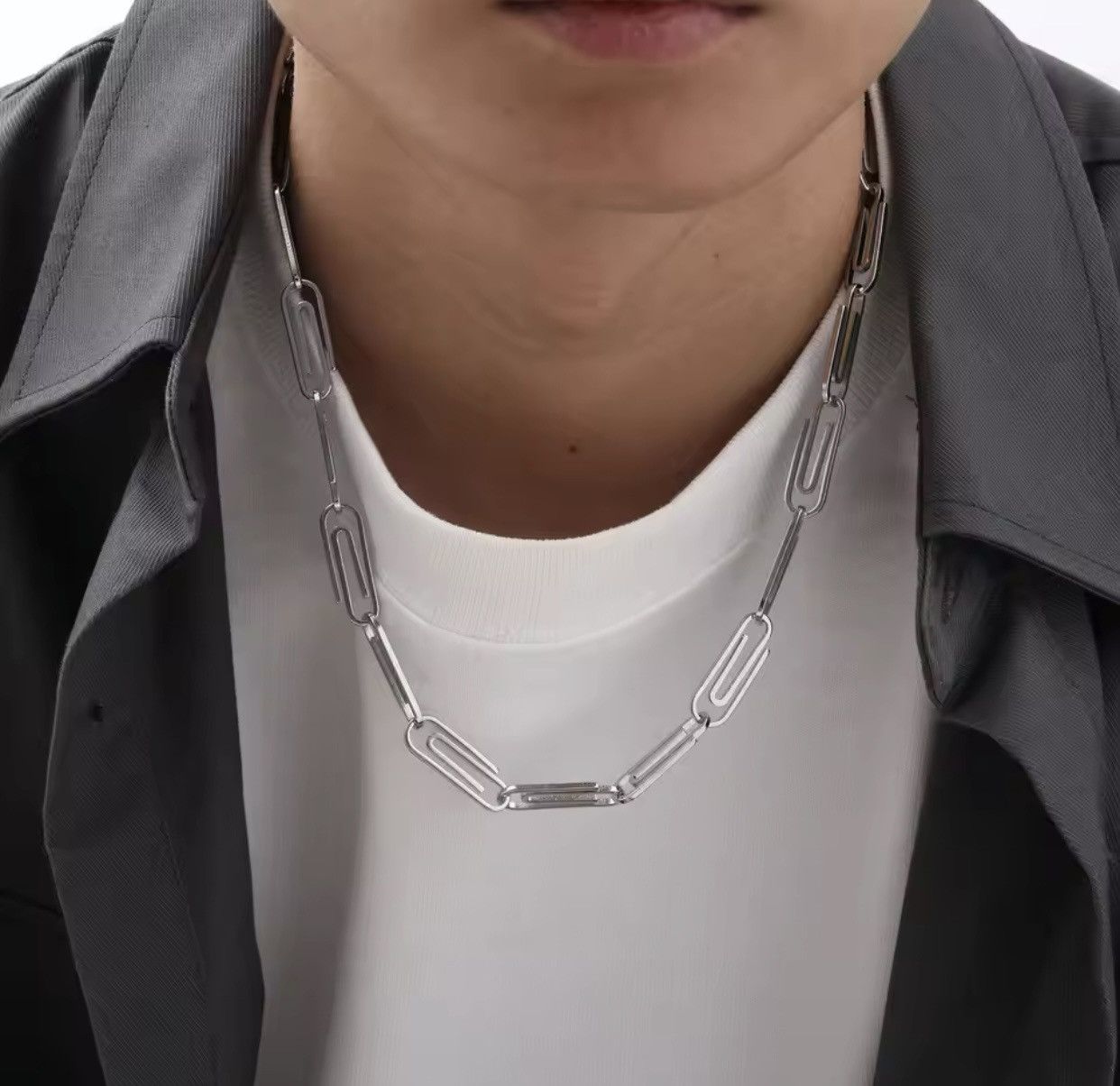 Jewelry Paperclip Chain Necklaces Size ONE SIZE - 1 Thumbnail
