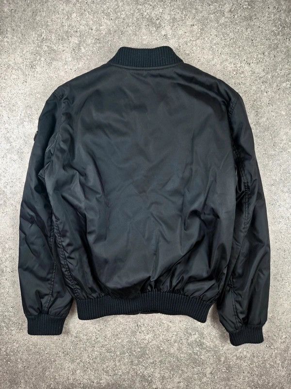 Prada Prada Men's Black Re-Nylon Full Zip Bomber Jacket Size L Size US L / EU 52-54 / 3 - 2 Thumbnail