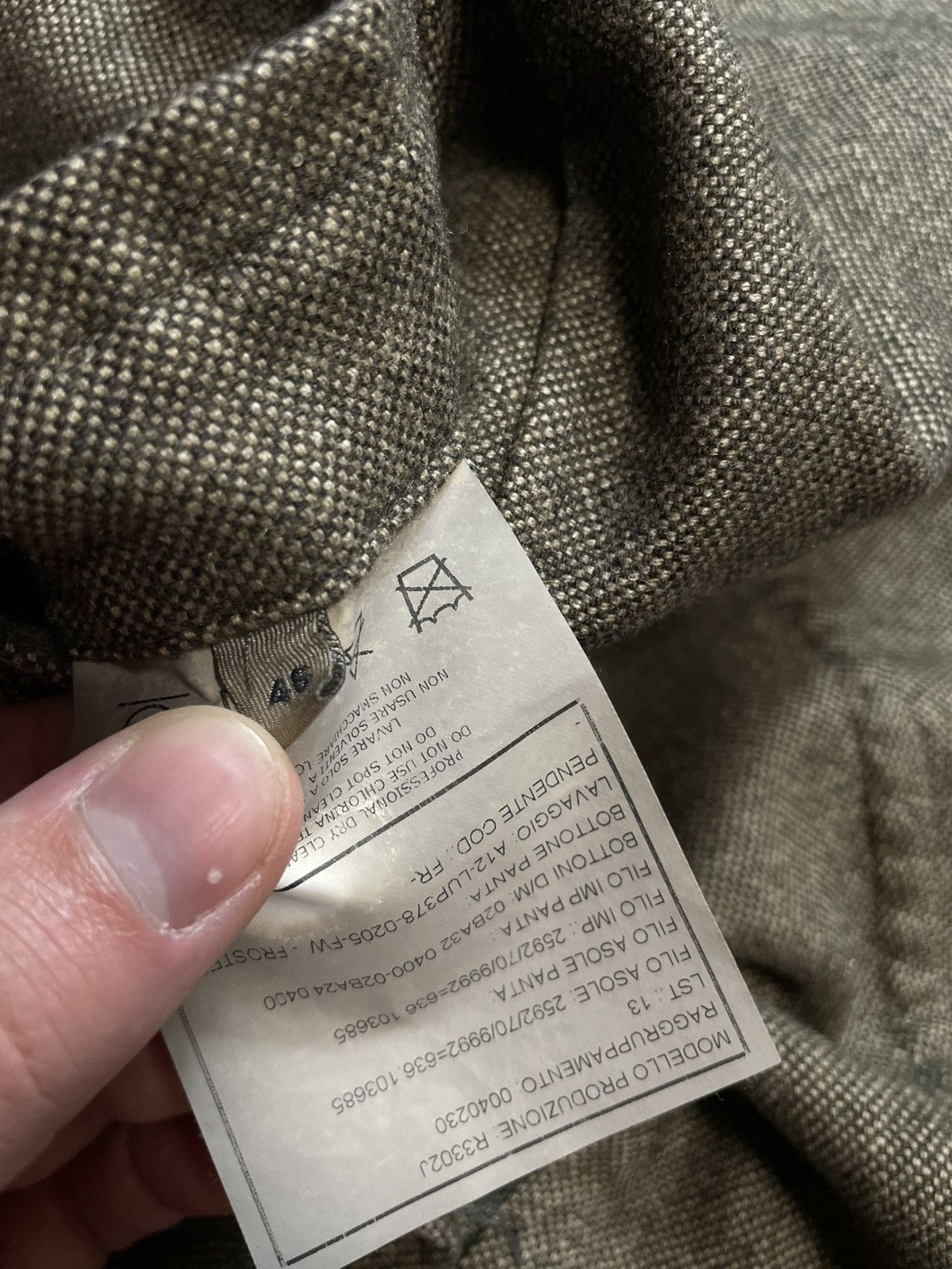 Boglioli Boglioli Herringbone Wool K-Jkt Unstructured Blazer 46 Size 46R - 13 Thumbnail