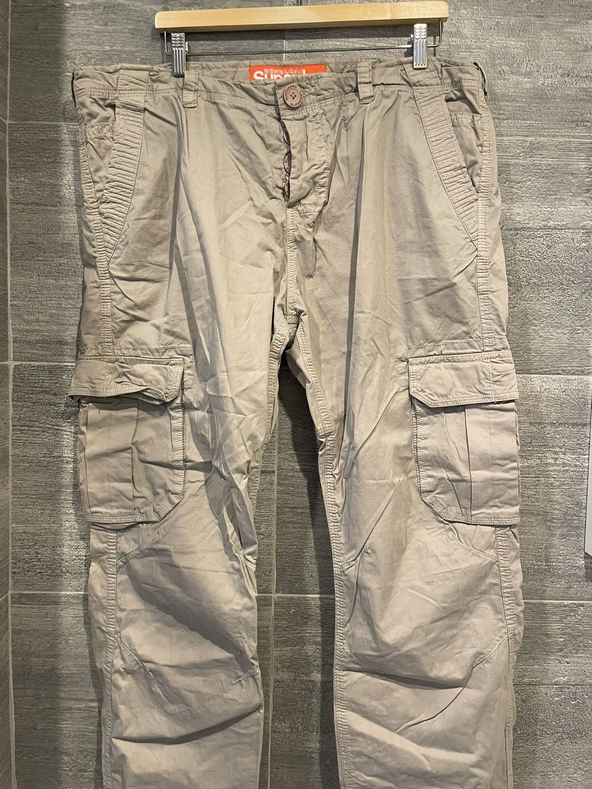 Superdry Superdry Khaki Cargo pants 2XL Size US 38 / EU 54 - 1 Thumbnail