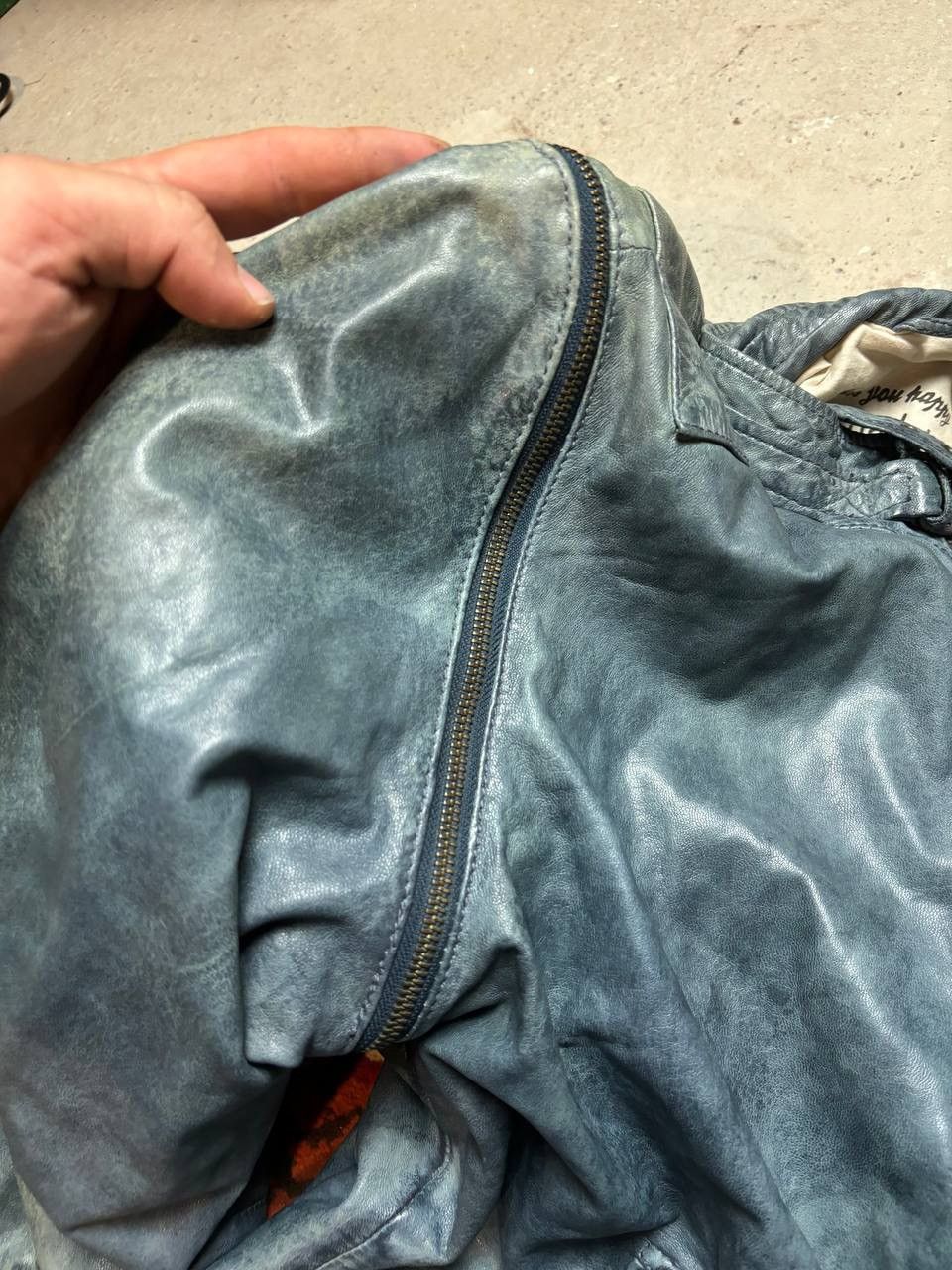 Leather × Vintage Vintage Y2K Denims Goods Leather Biker Poell Style Jacket Size US M / EU 48-50 / 2 - 12 Thumbnail
