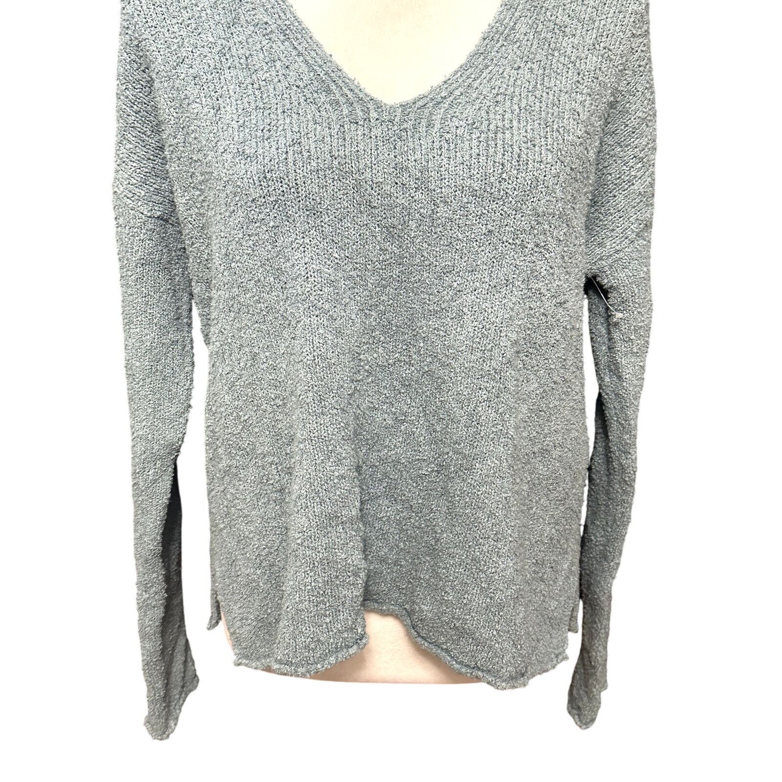 Eileen Fisher Eileen Fisher Oversized Sweater V Neckline Blue Women's XXS Size XXS / US 00 / IT 34 - 3 Thumbnail