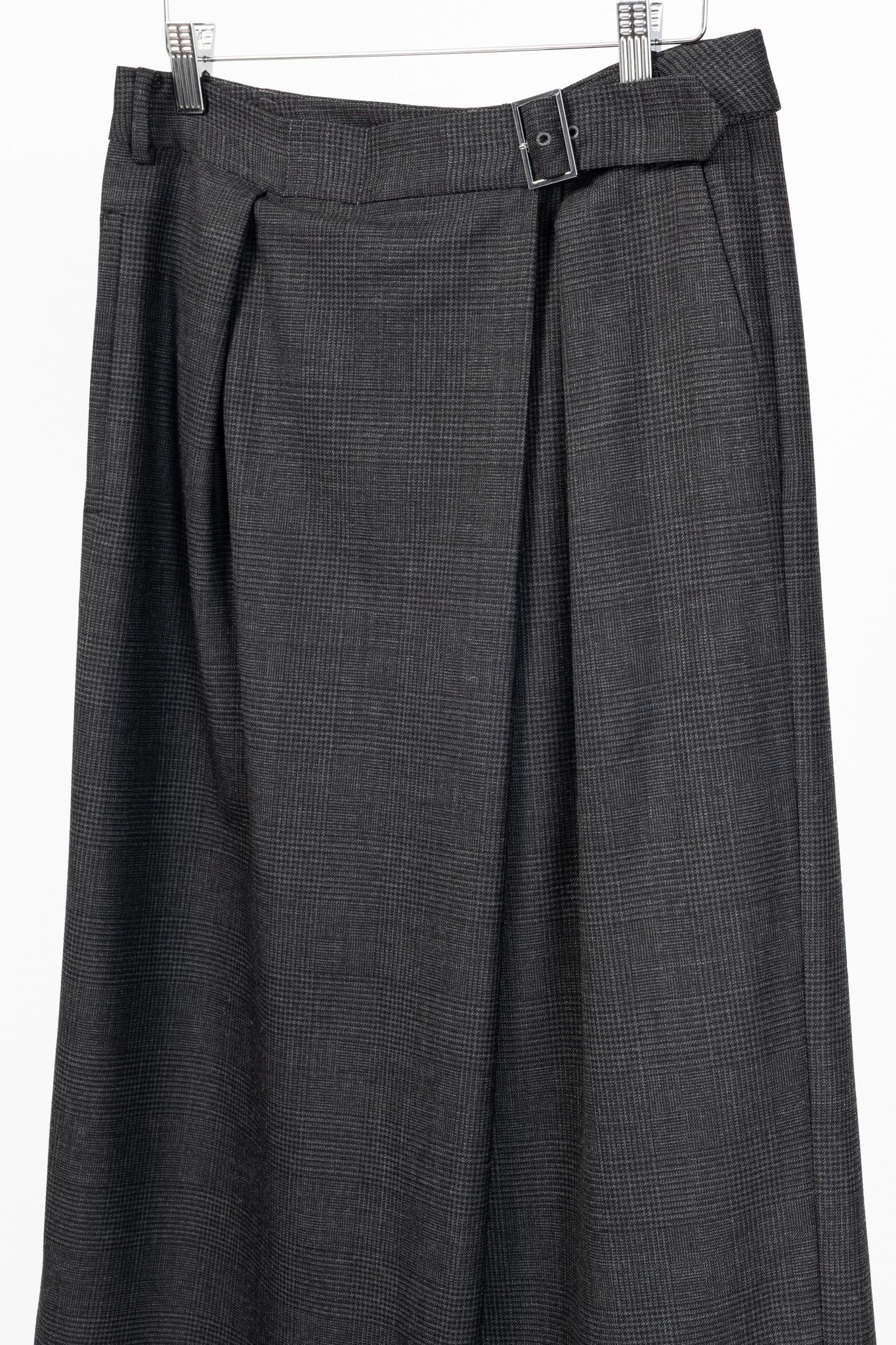 Tibi Tibi Adler Grey Multi Glenplaid Wrap Pant Size 27" / US 4 / IT 40 - 3 Thumbnail