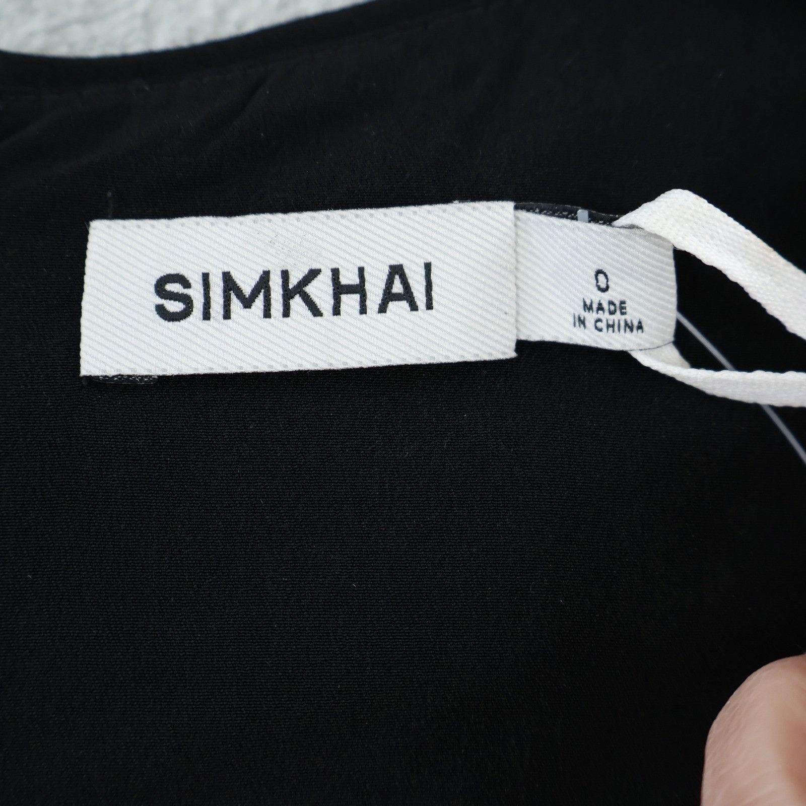 Simkhai SIMKHAI Vivalie Embellished Mini Dress Womens 0 Black NWT Size XS / US 0-2 / IT 36-38 - 2 Thumbnail