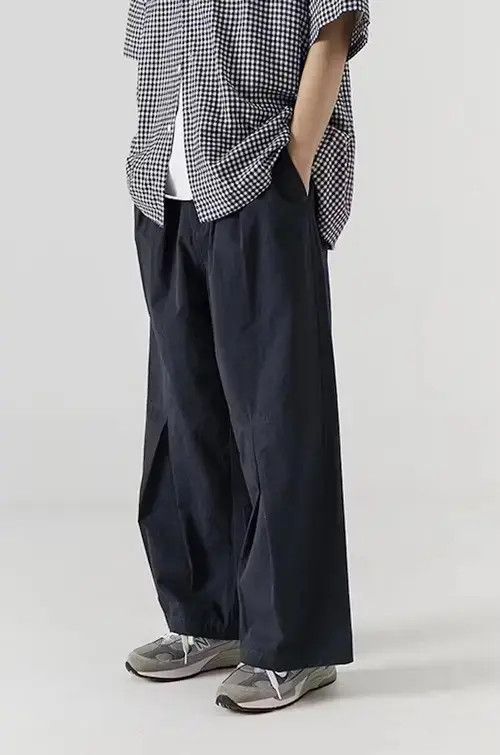 Jean Indigo Union Japan Dark Grey Worker Tokyo Oversized Pants Size US 30 / EU 46 - 3 Thumbnail
