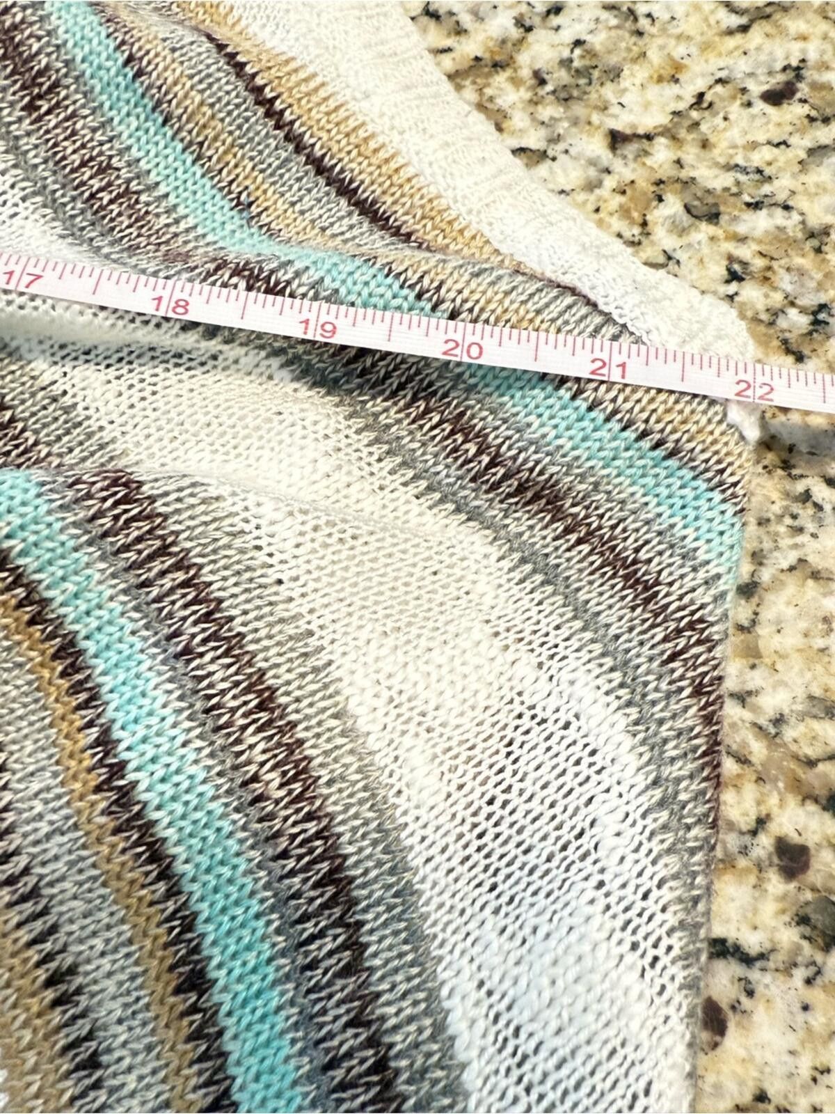 Other Grace & Emma long line knit cardiga fringe boho stripes M/L Size M / US 6-8 / IT 42-44 - 9 Thumbnail