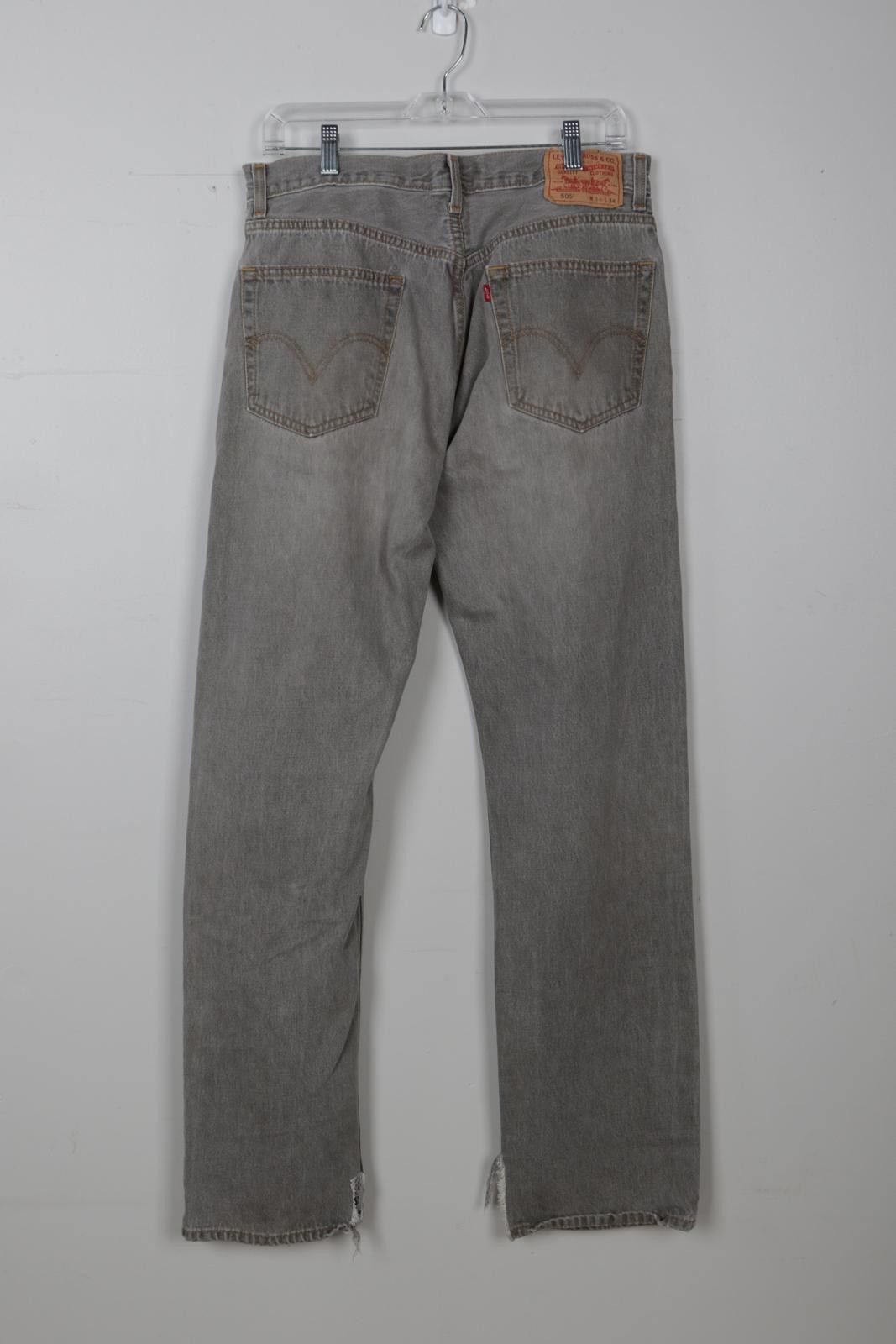 Levi's 00's Levi's 505 Stone Wash Regular Fit Jeans Size US 34 / EU 50 - 2 Thumbnail
