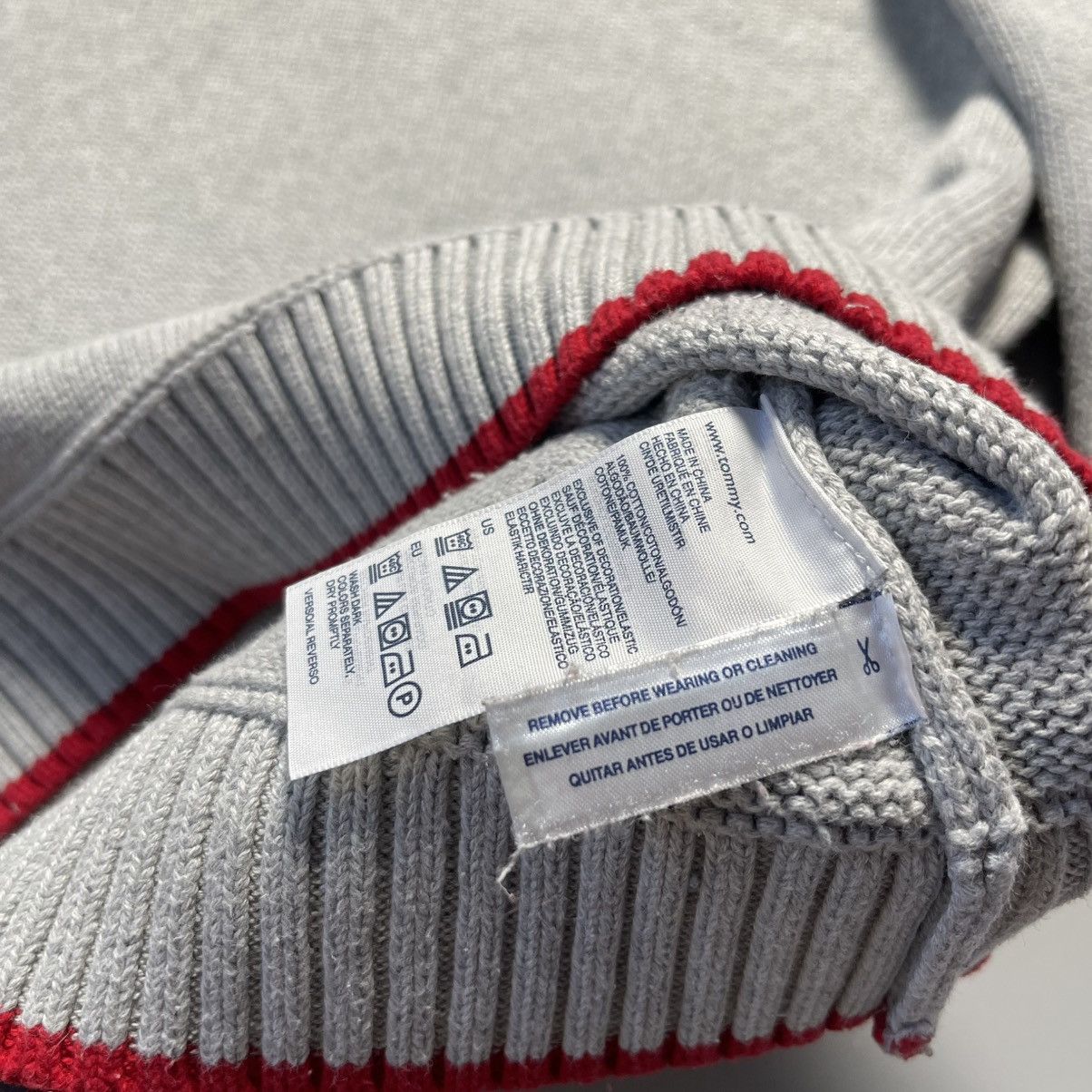Tommy Hilfiger × Vintage TOMMY HILFIGER WOMEN’S CREW NECK PULLOVER SWEATER Size L / US 10 / IT 46 - 6 Thumbnail