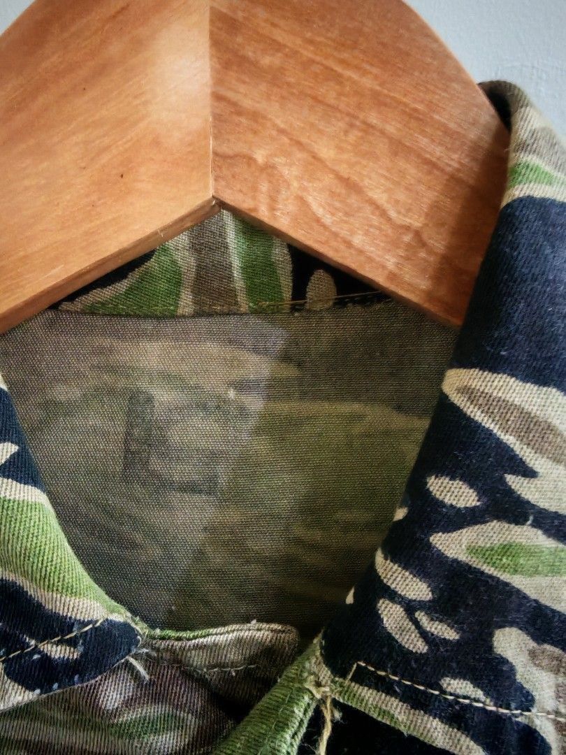 Vintage Tiger Stripe Camo Vietnam War Vintage Jacket Size US S / EU 44-46 / 1 - 3 Thumbnail