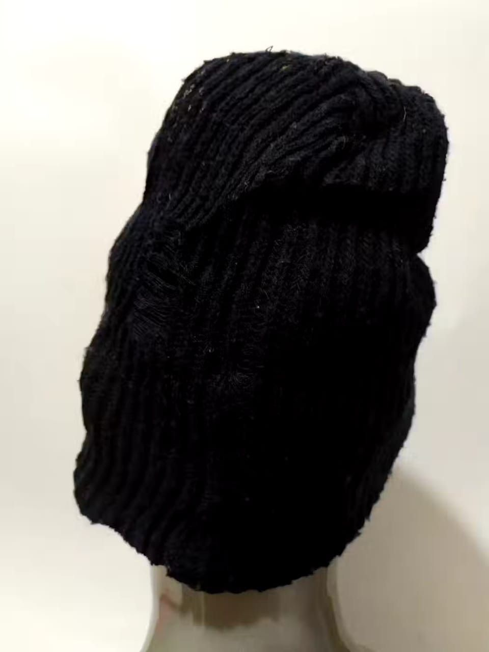 Handmade Unknown Skull Distressed Beanie Punk Bondage Studded Hats Size ONE SIZE - 9 Thumbnail