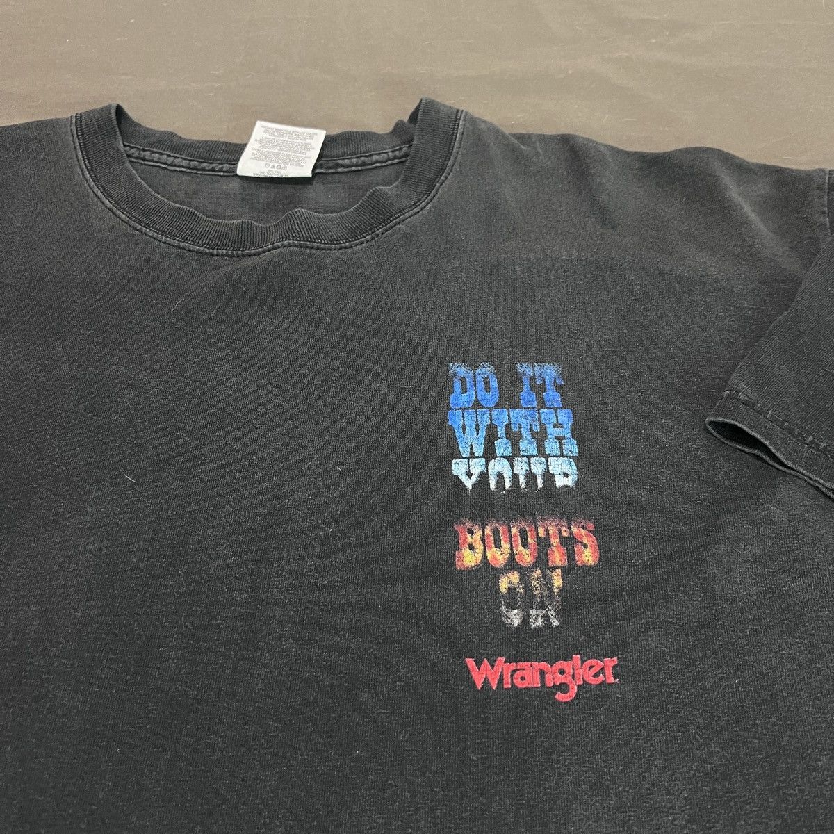Vintage × Wrangler Vintage 90s Wrangler PBR Professional Bull Riders XL Faded Size US XL / EU 56 / 4 - 9 Thumbnail