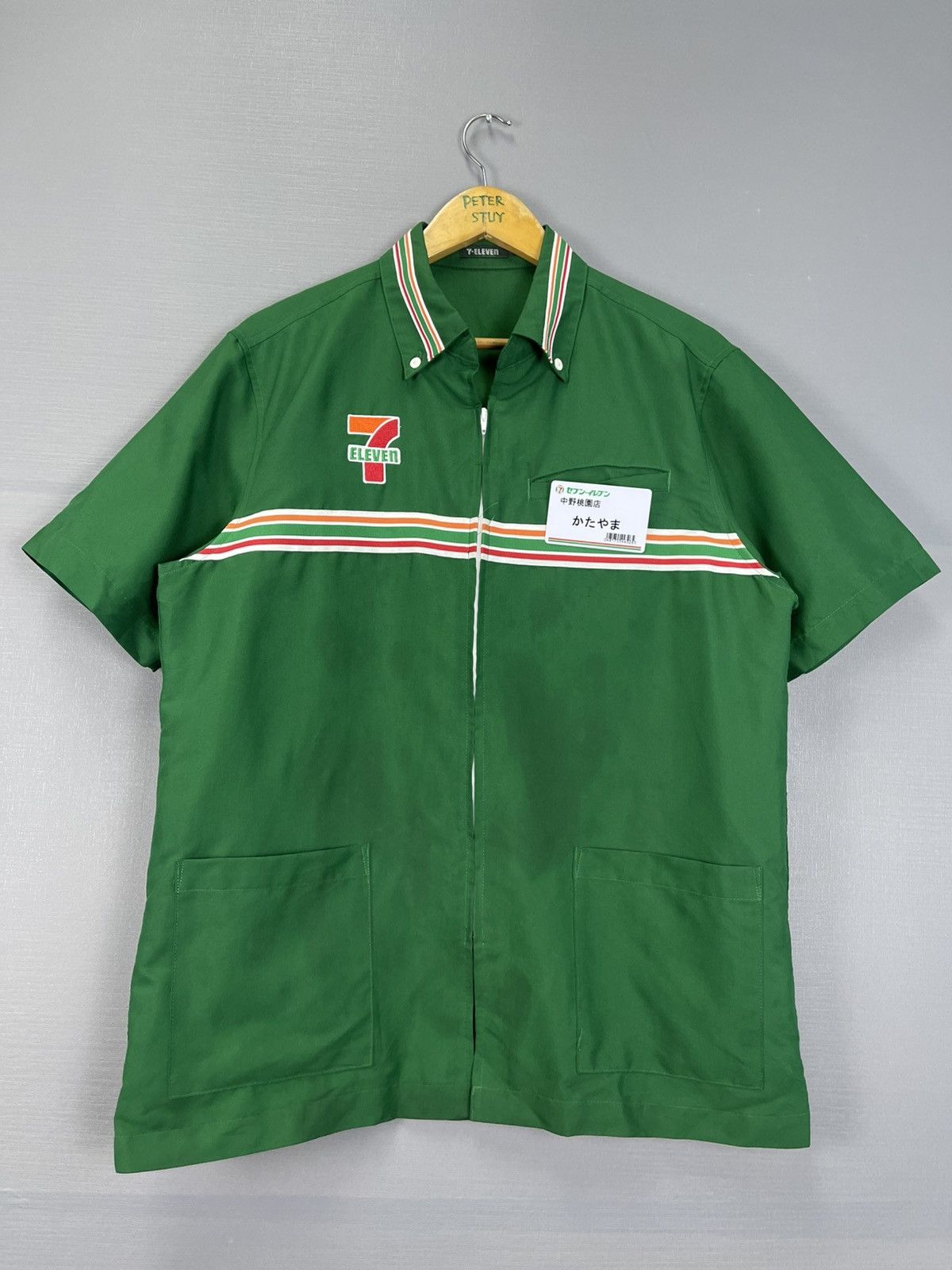 Vintage Vintage 7 Eleven Worker Shirt Size US L / EU 52-54 / 3 - 2 Thumbnail