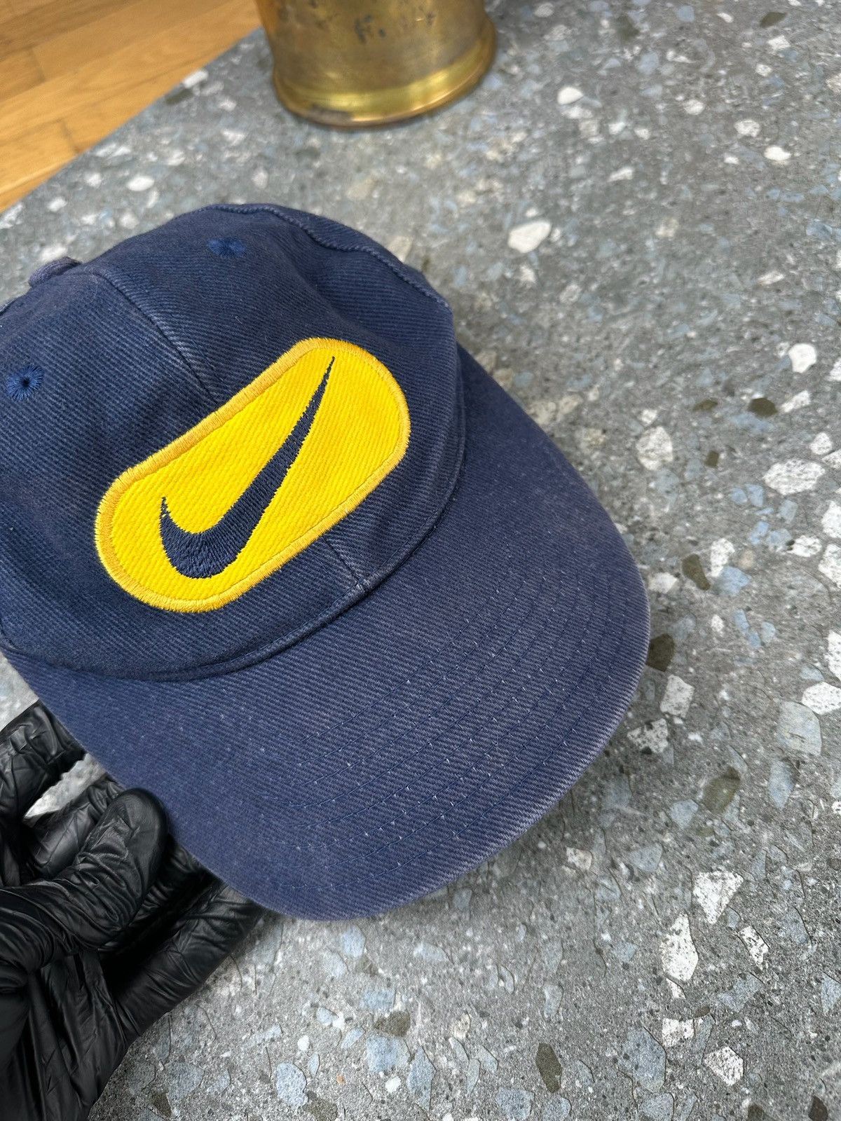 NCAA × Nike × Vintage Nike 90s Vintage Michigan Wolverines Wool Snapback Cap Size ONE SIZE - 12 Thumbnail