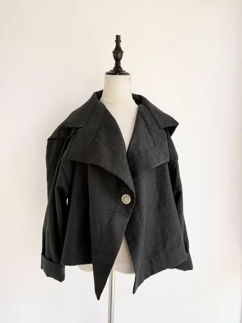 Vivienne Westwood Vivienne Westwood Vintage Dark Green Irregular Cut Blazer Size M / US 6-8 / IT 42-44 - 1 Thumbnail