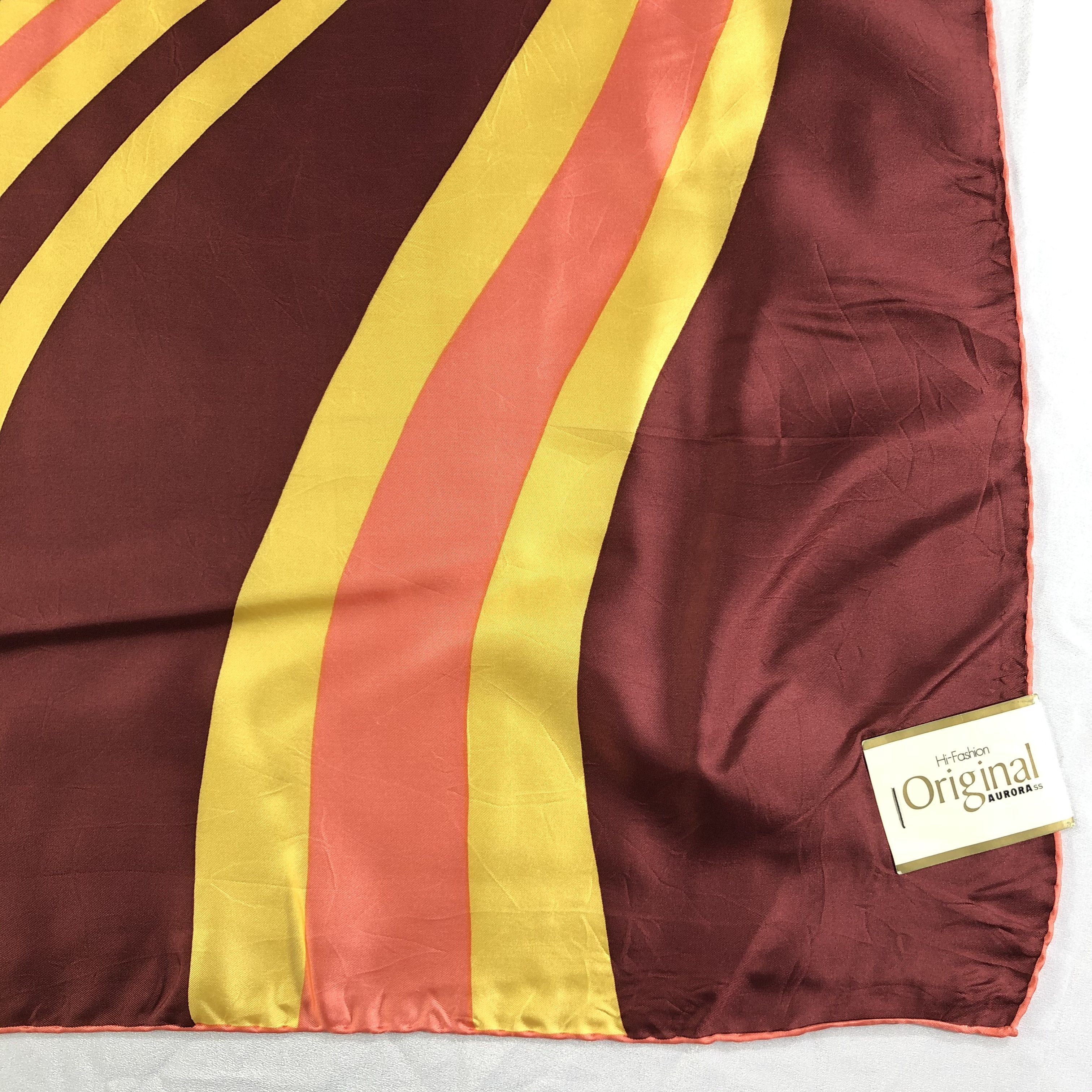 Vintage Vintage Aurora Silk Scarf Size ONE SIZE - 3 Thumbnail