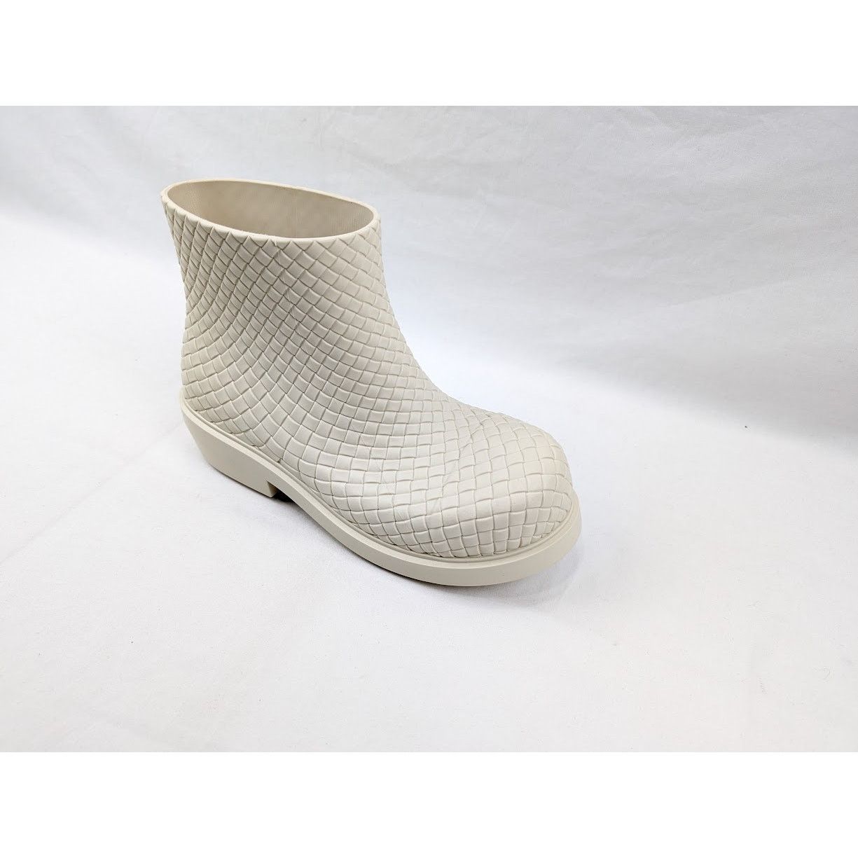 Bottega Veneta o1rshd1 Fireman Ankle Boots Biogum in Sea Salt Size US 10 / EU 43 - 2 Thumbnail