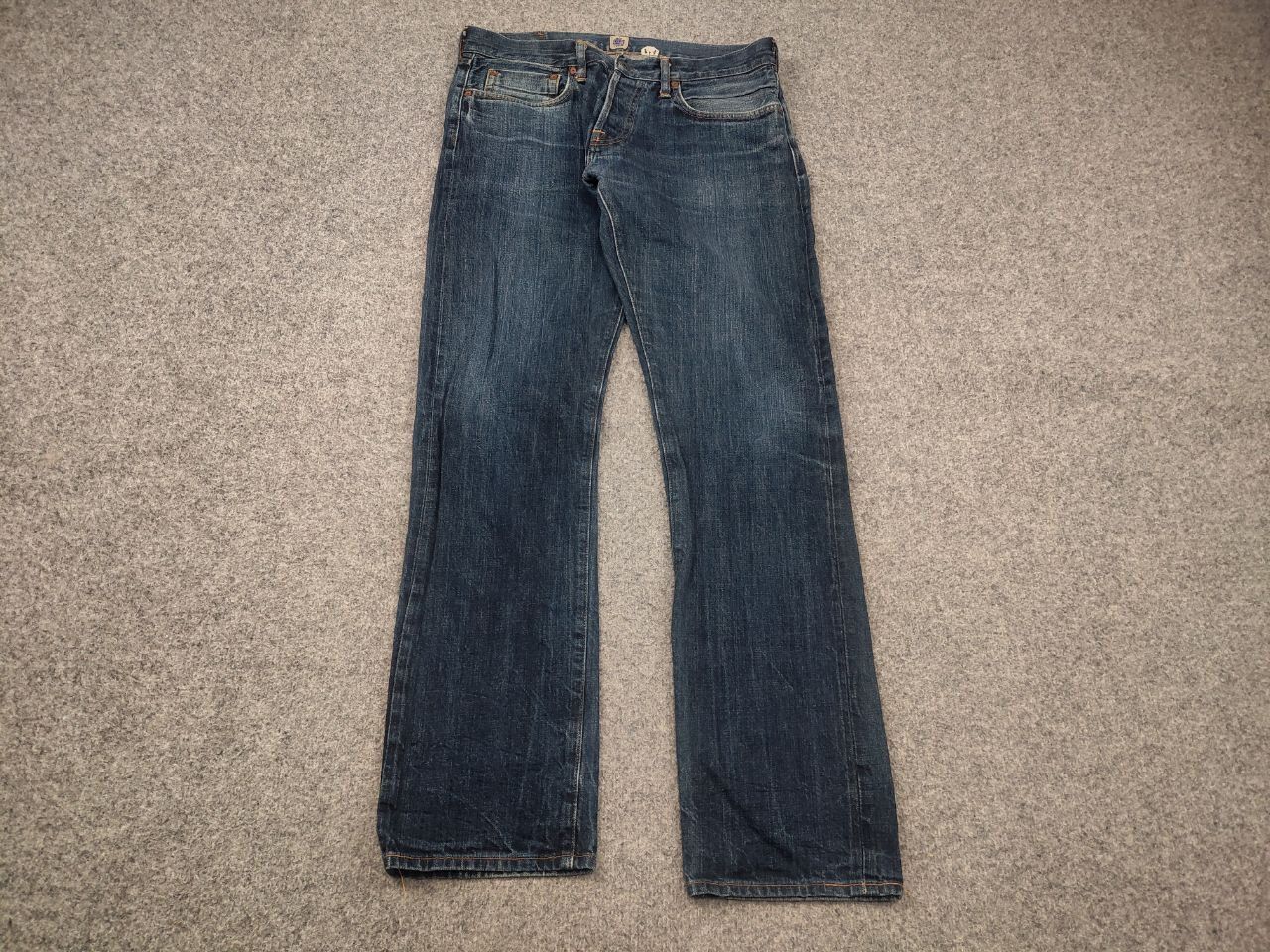 Indigofera Indigofera Vintage Selvedge Distressed Japan Denim Jeans Size US 34 / EU 50 - 3 Thumbnail